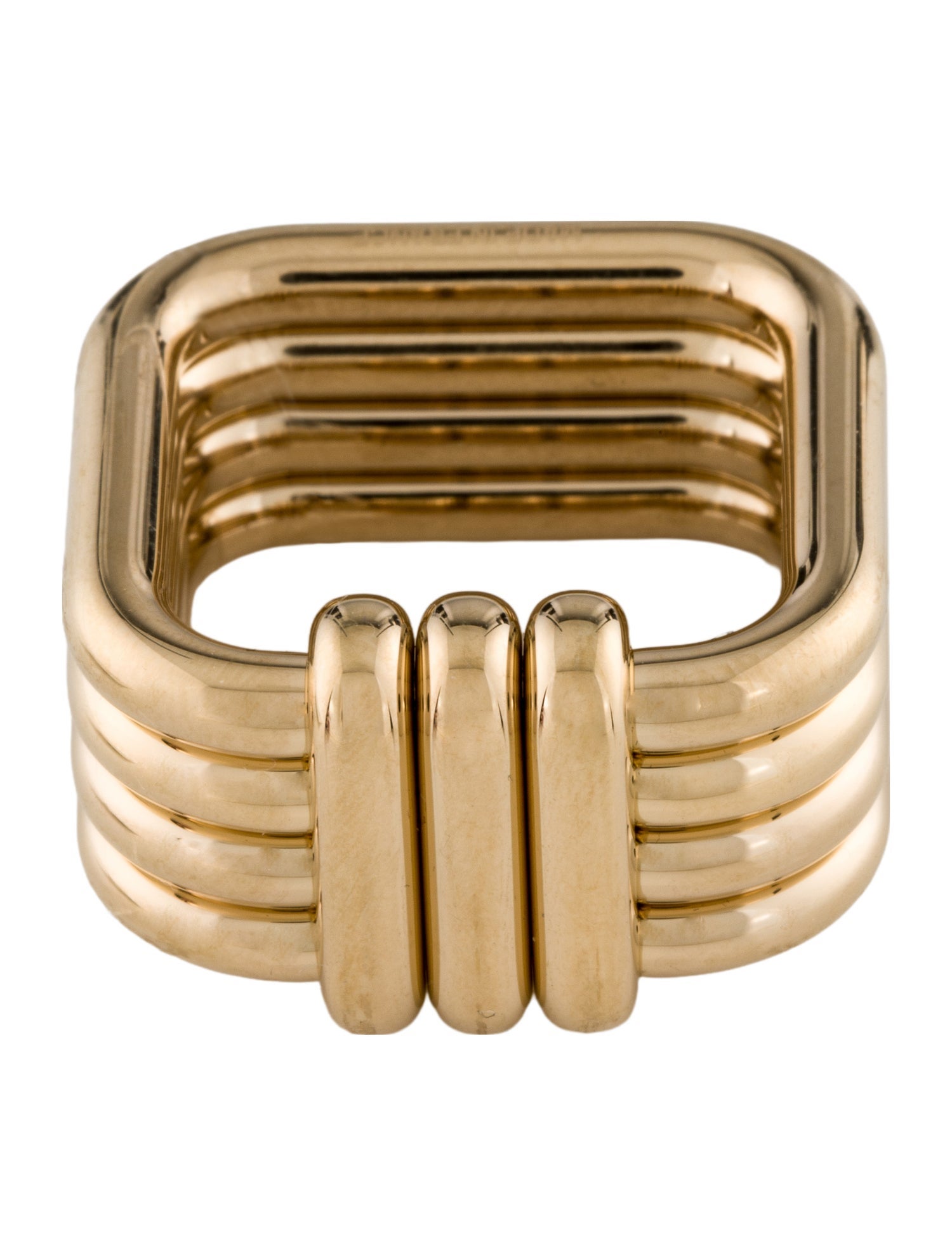 Hermès Permabrass Ruban 90 Scarf Ring