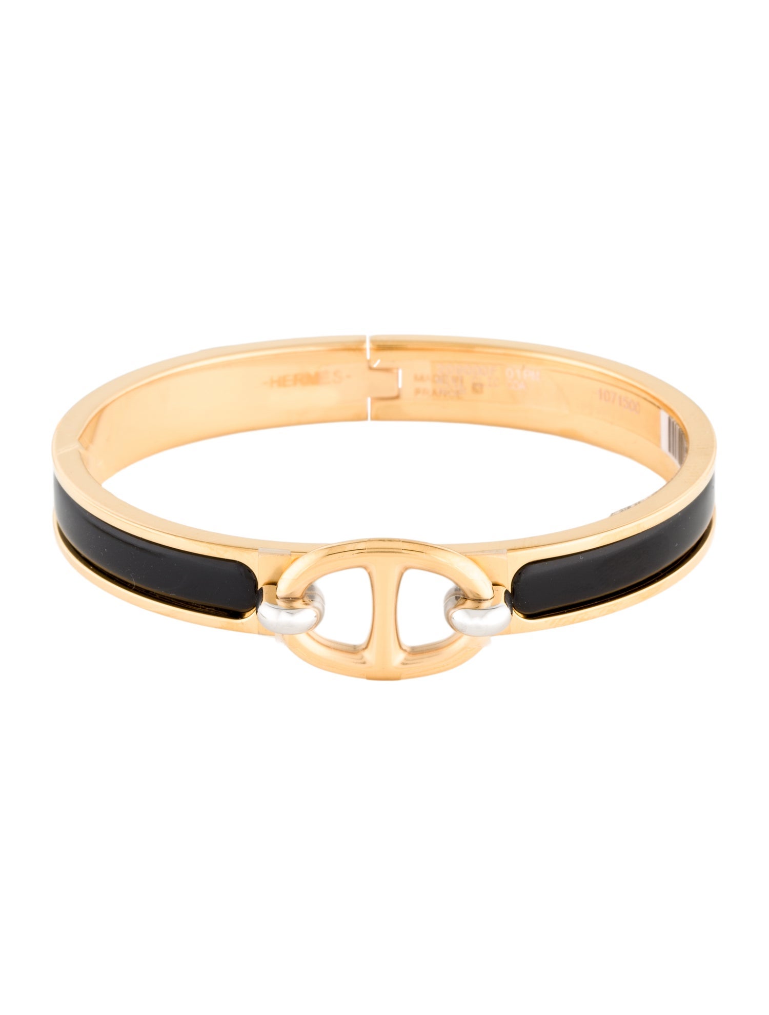 Hermès Mini Clic Chaine d'Ancre Bangle Bracelet