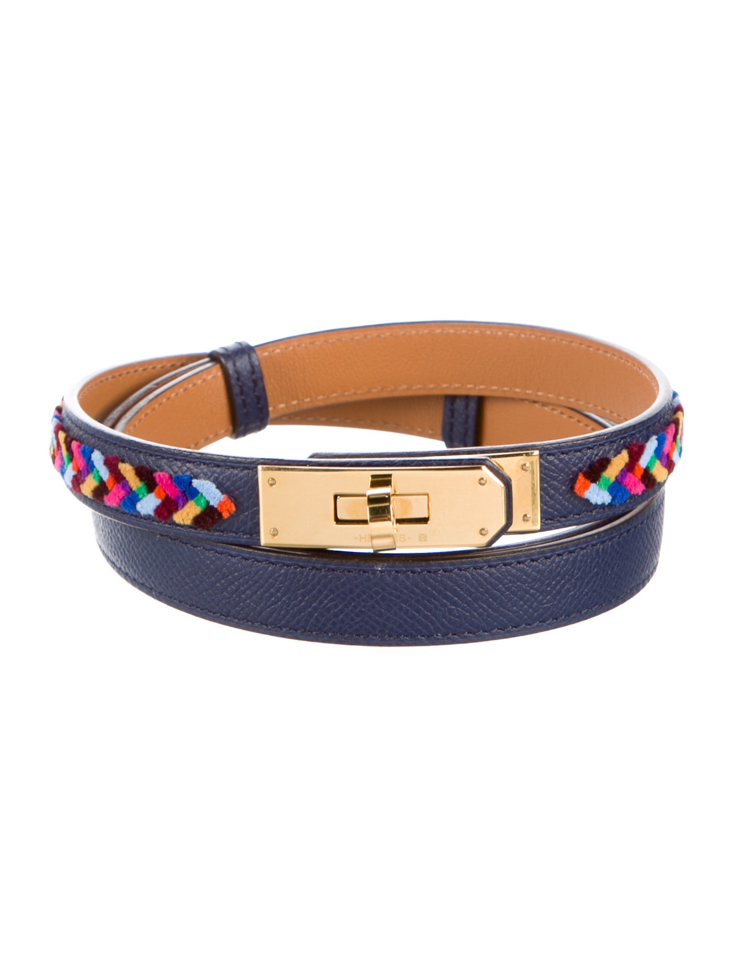 Hermès 18 mm Epsom Leather Kelly Belt