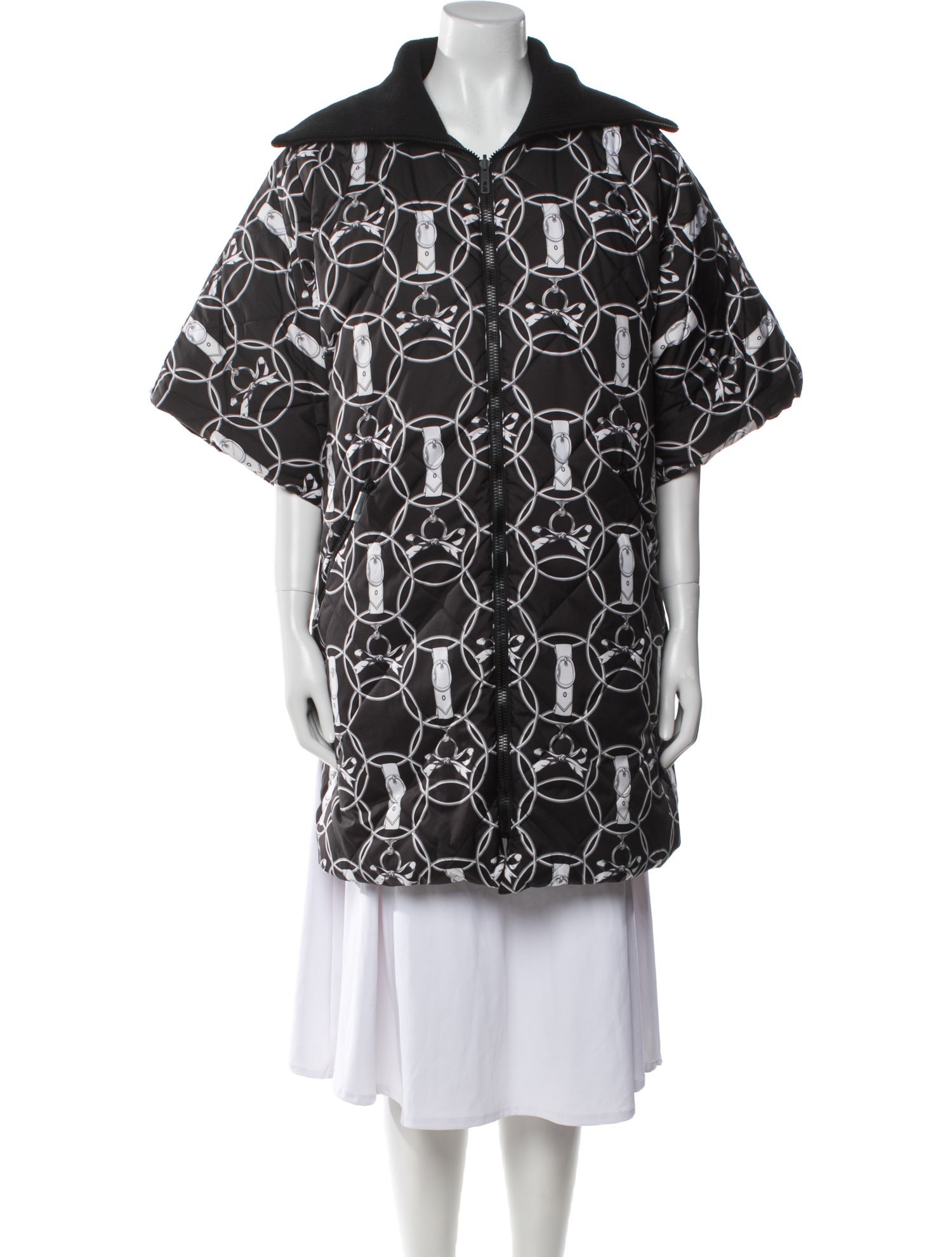 Hermès Printed Down Coat