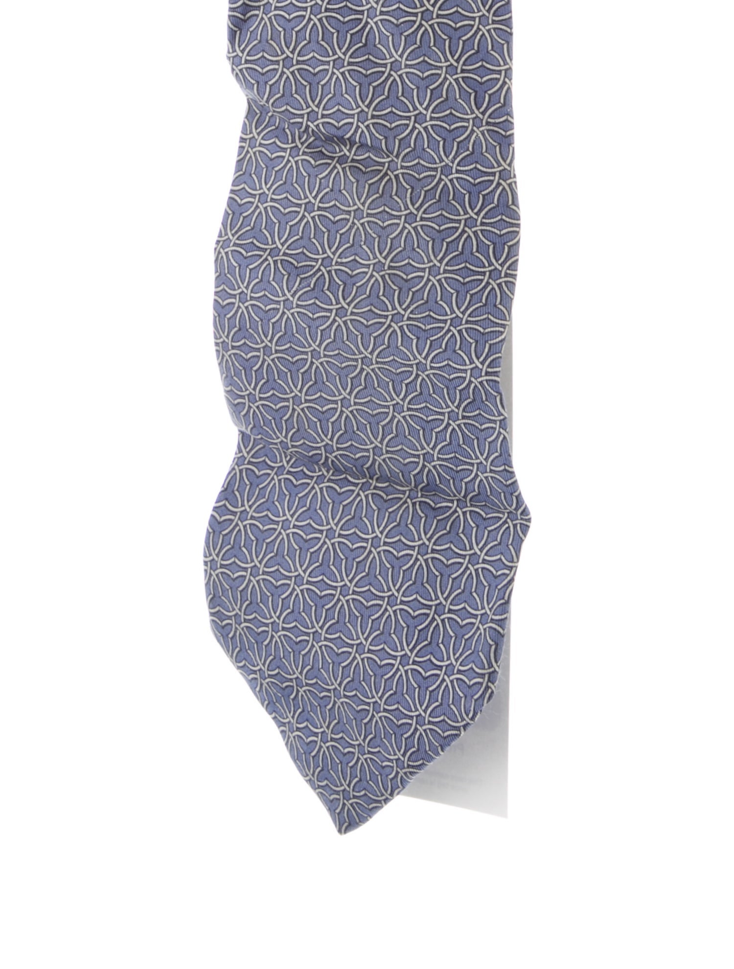 Hermès Pattern Print Silk Tie