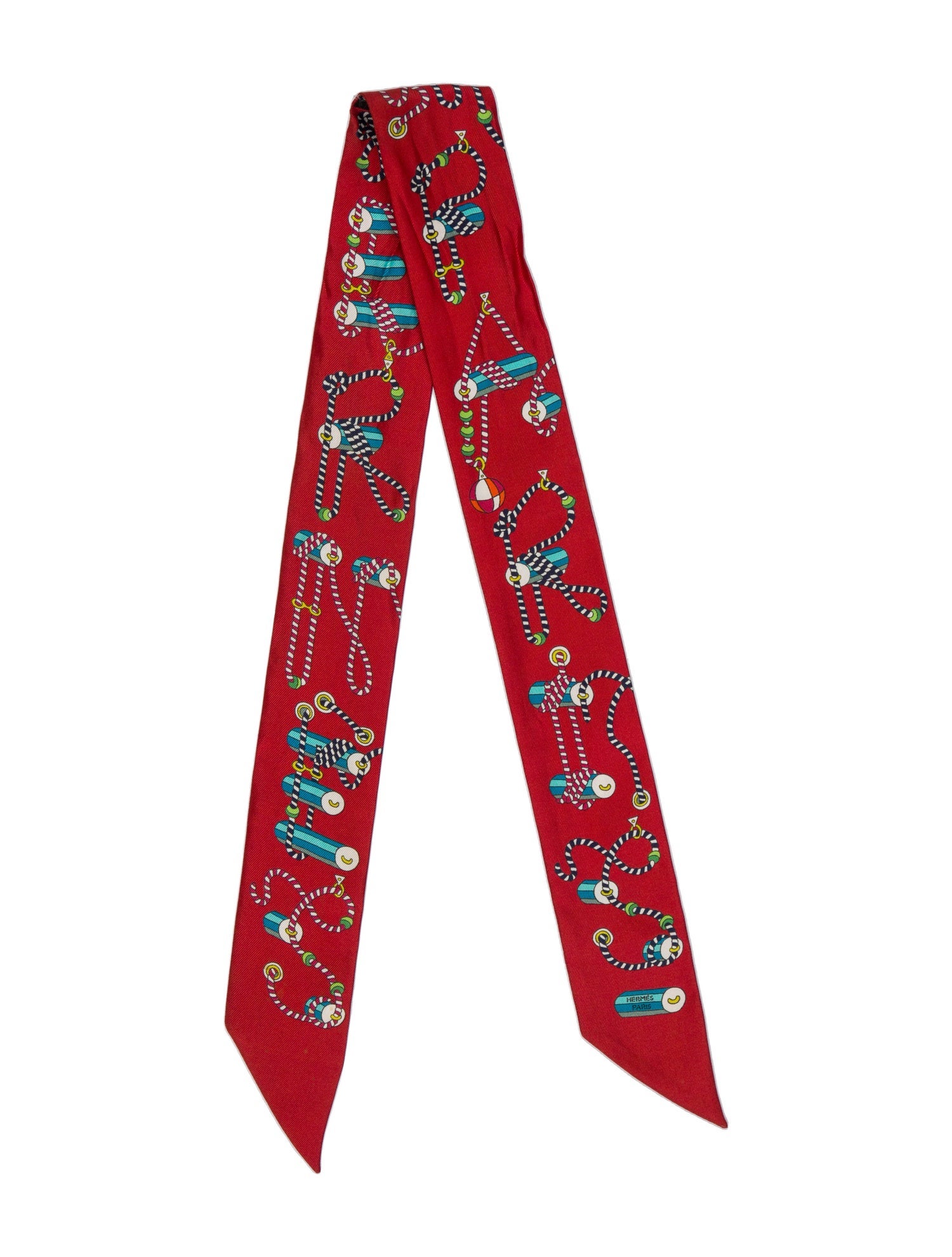 Hermès Cordages Silk Twilly Scarf