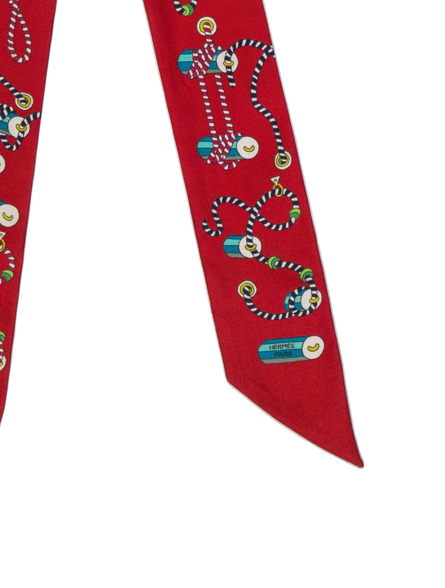 Hermès Cordages Silk Twilly Scarf