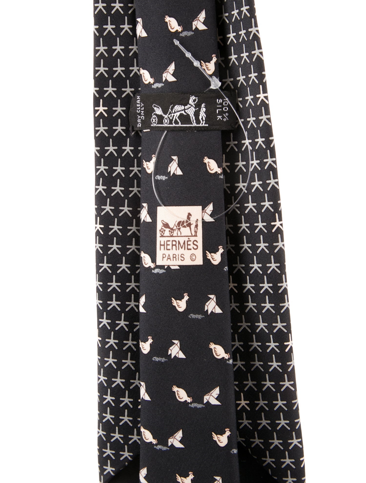 Hermès Silk pattern tie