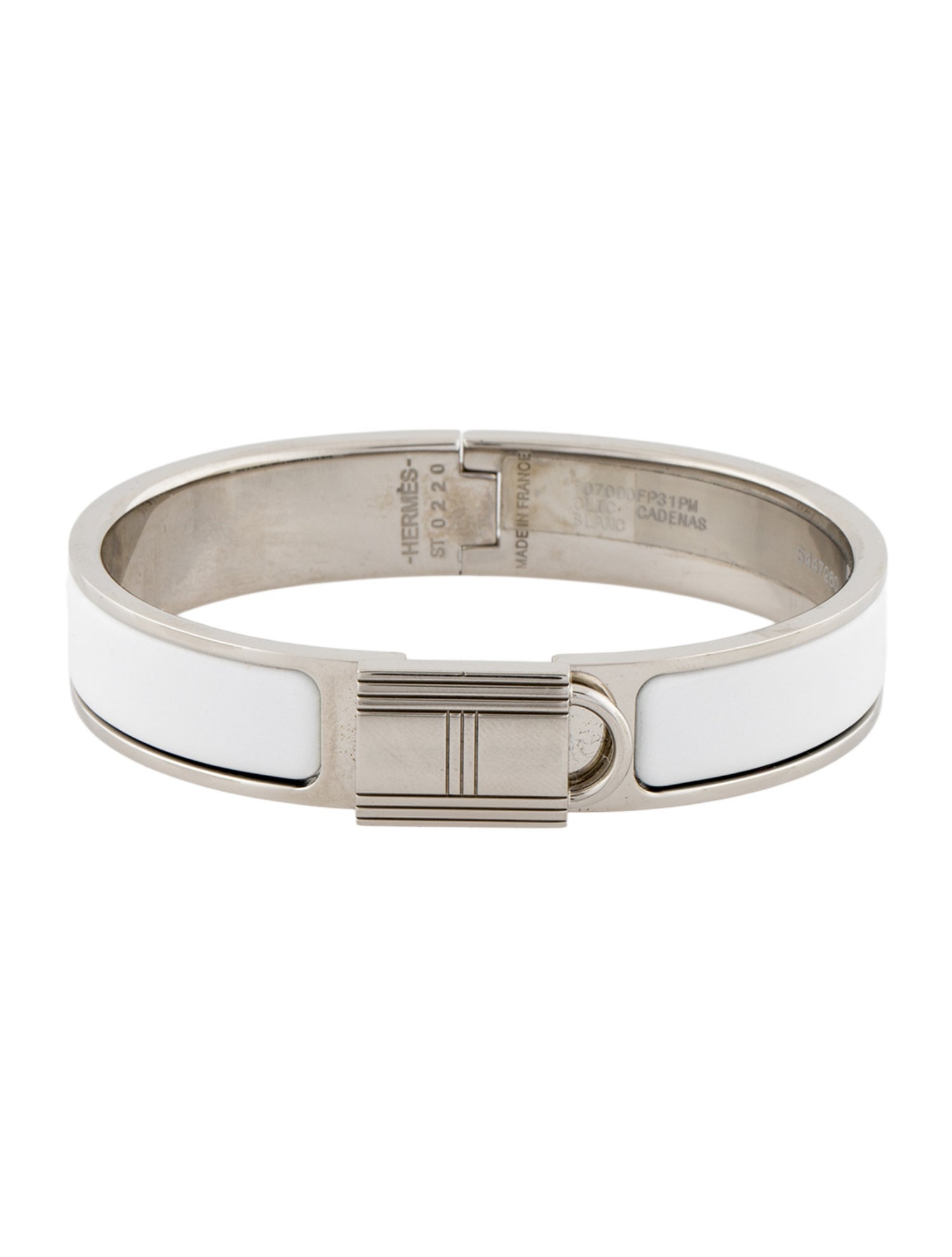 Hermès Clic Cadenas Bangle Bracelet