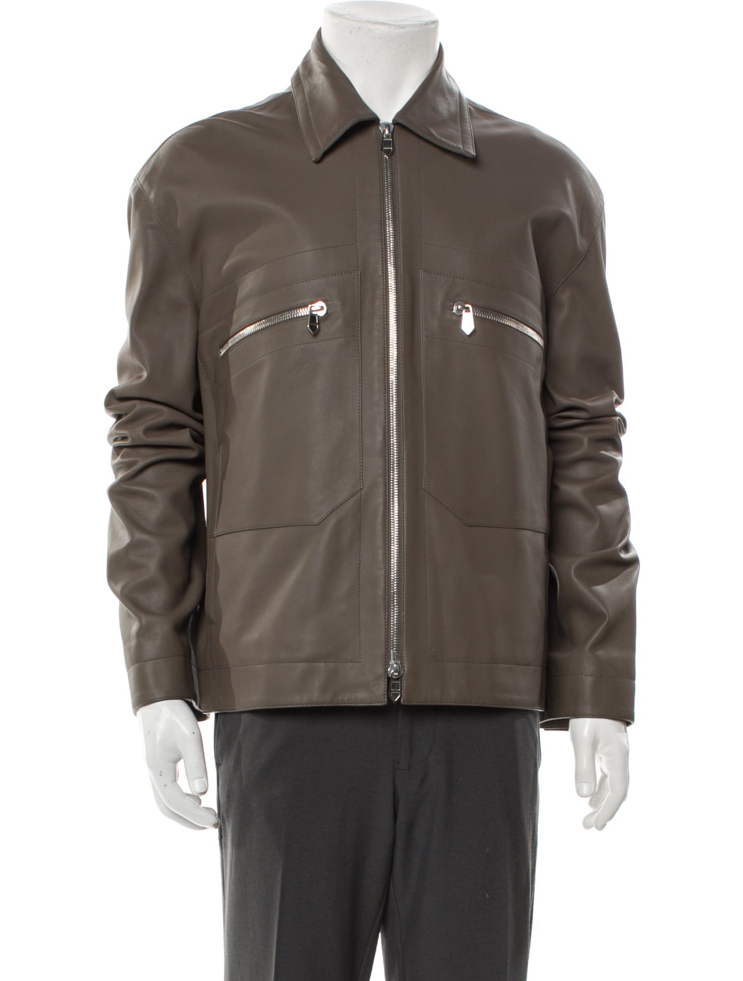 Hermès Calfskin Bomber Jacket