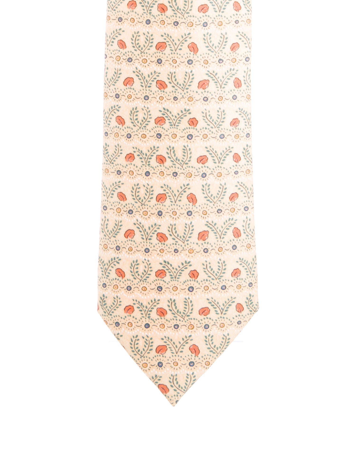 Hermès Silk Printed Tie