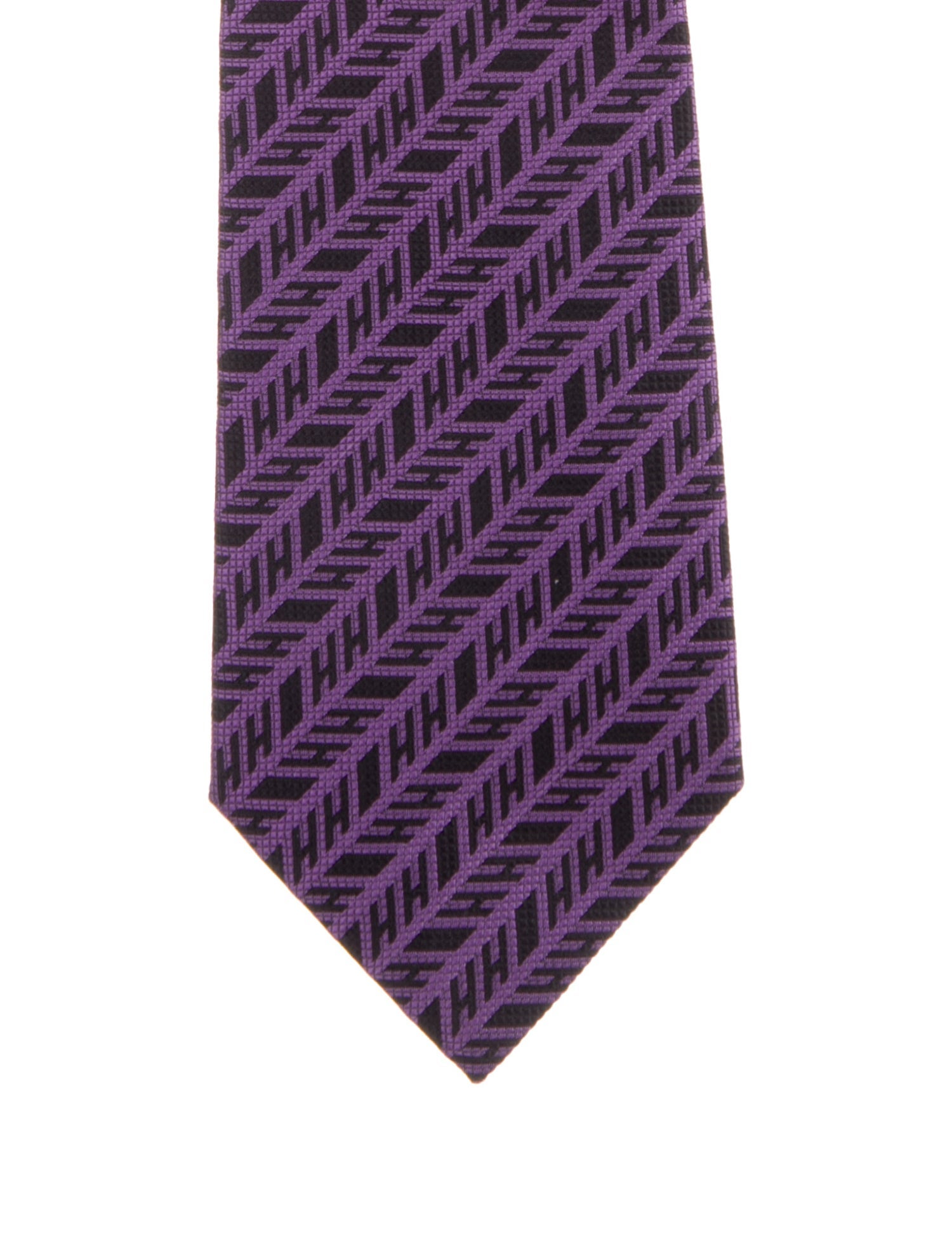 Hermès Silk Printed Tie