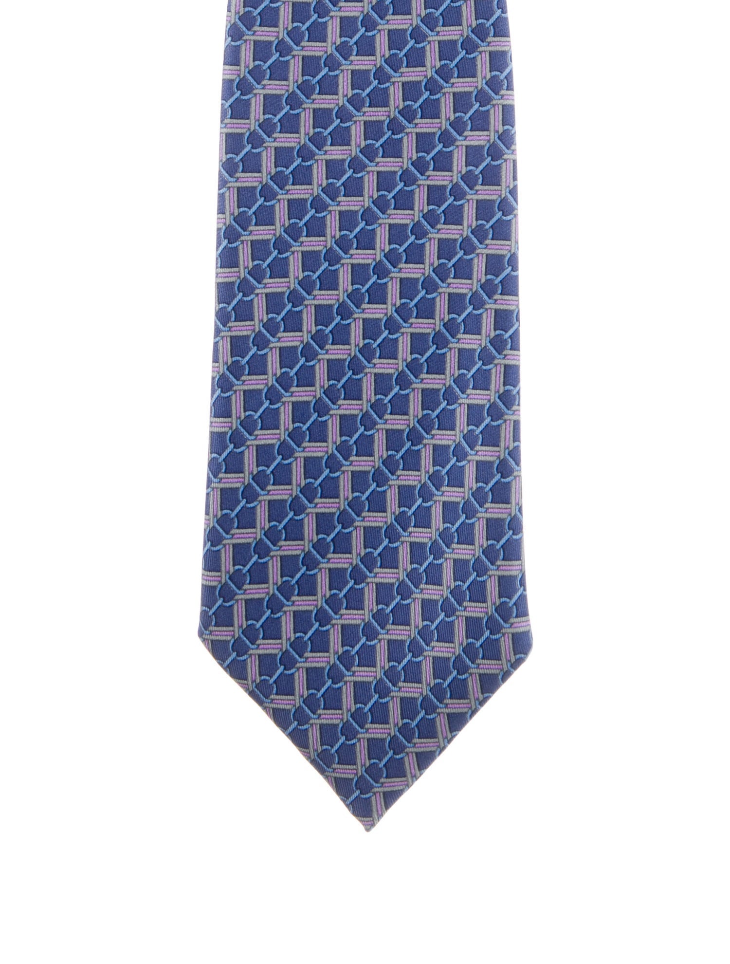 Hermès Silk Pattern Tie