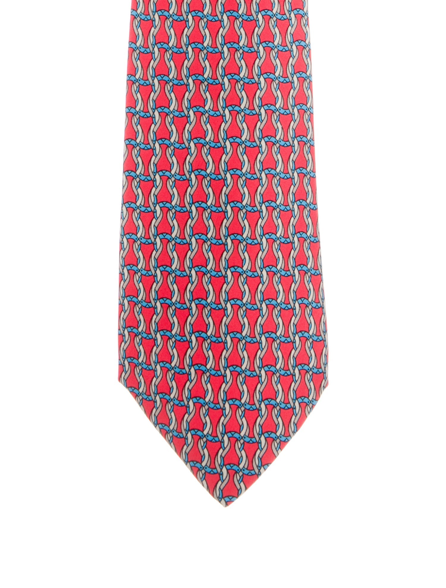 Hermès Silk Pattern Tie