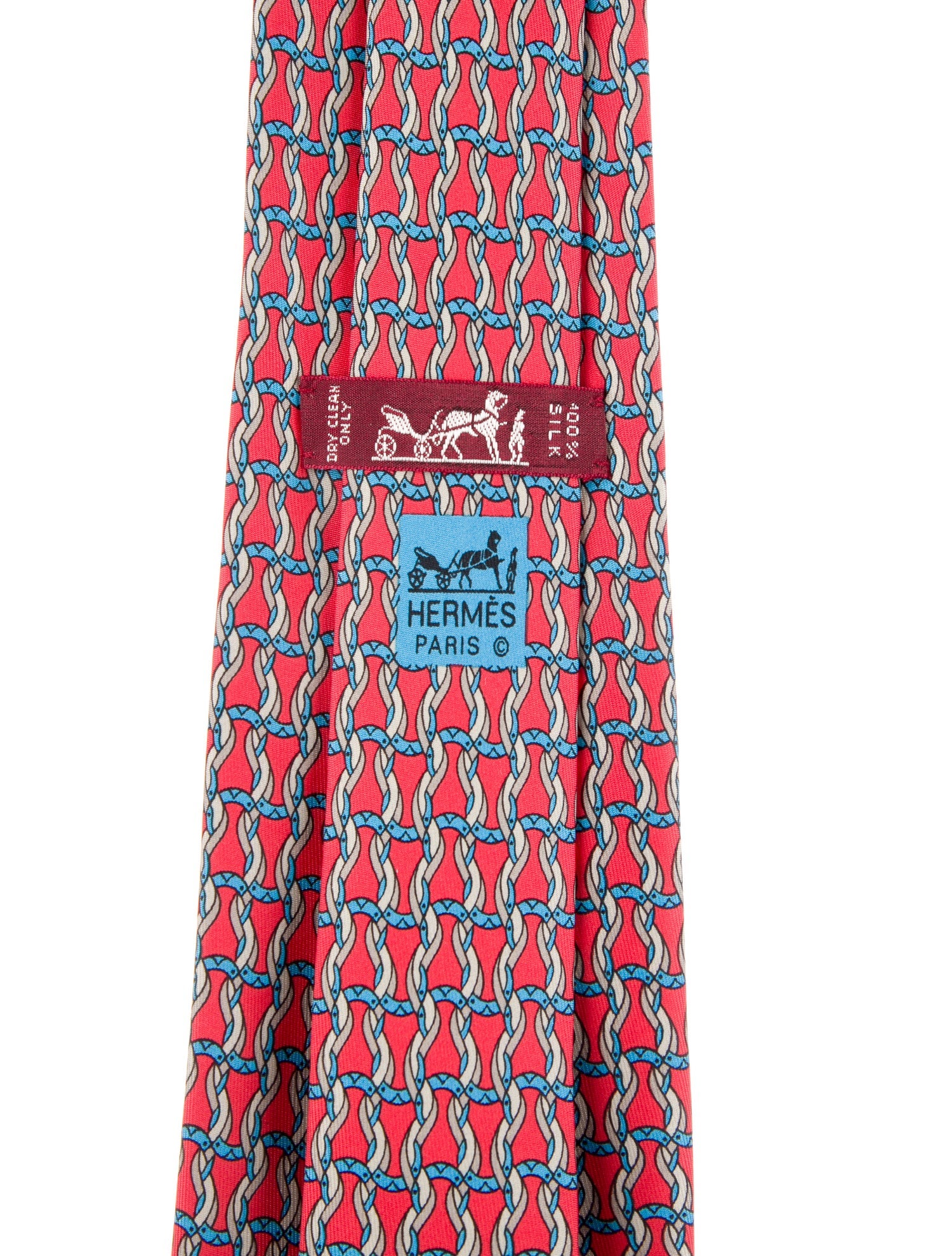 Hermès Silk Pattern Tie