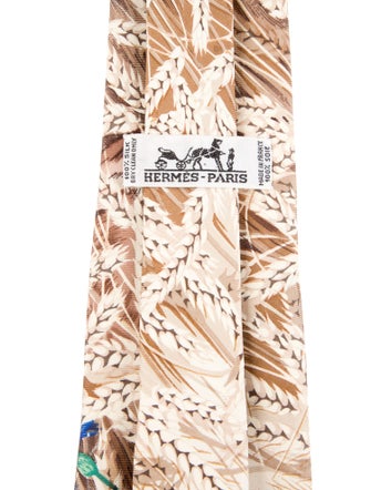Hermès Silk Pattern Tie