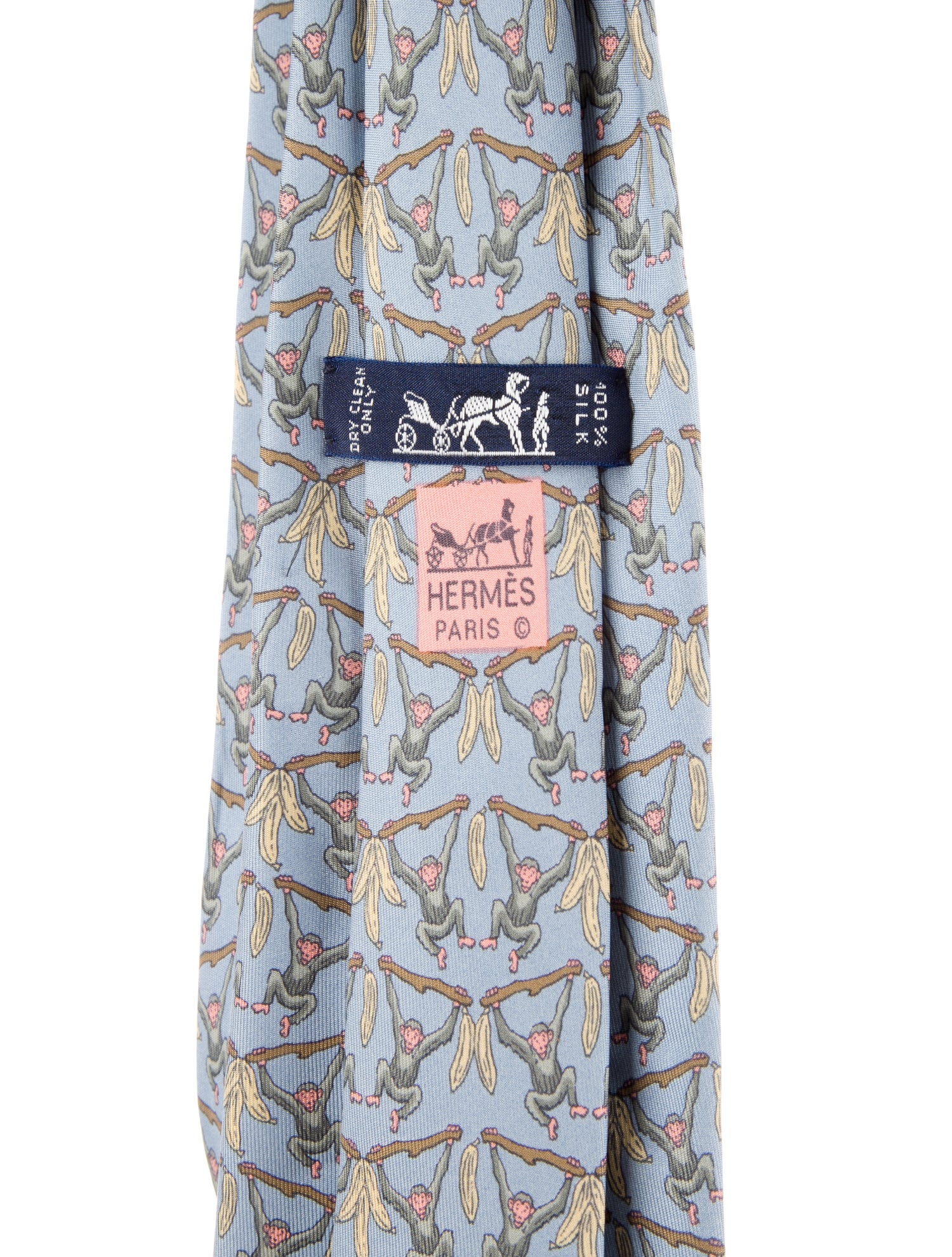 Hermès Silk Pattern Tie