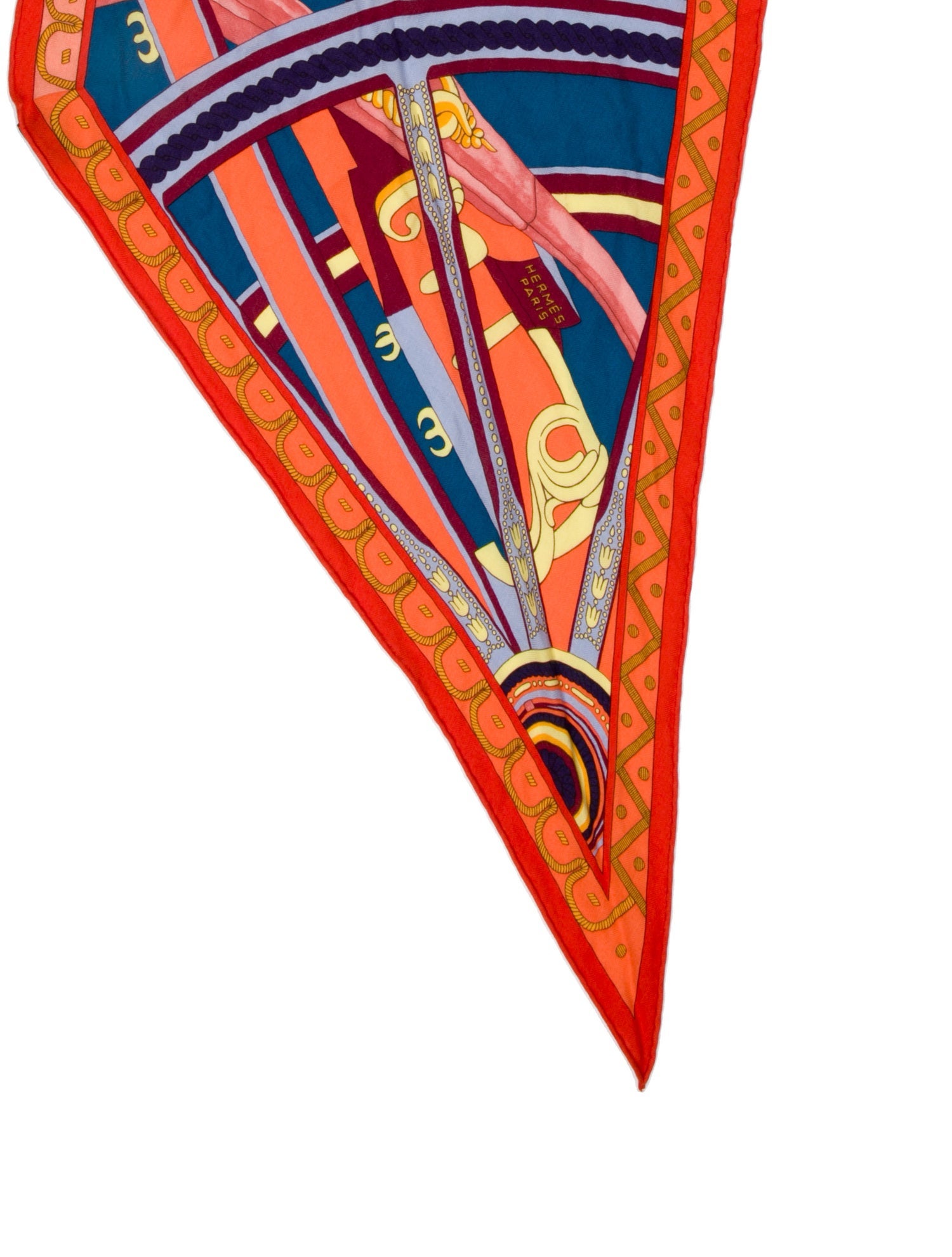 Hermès Balade en Berline Losange Cashmere Scarf