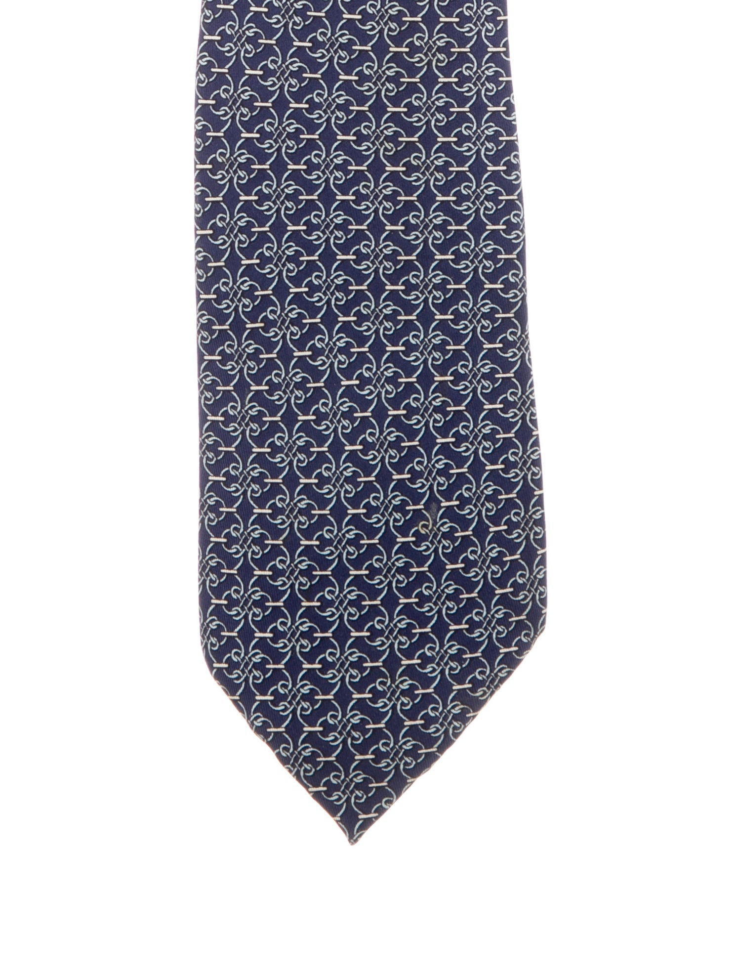 Hermès Silk Printed Tie