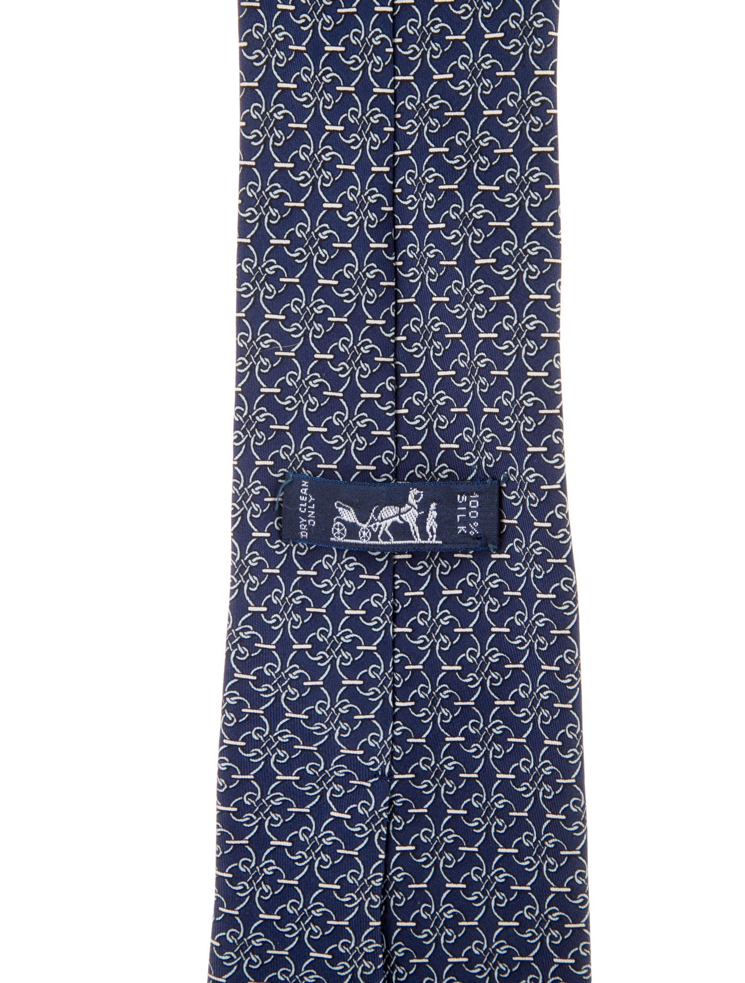 Hermès Silk Printed Tie