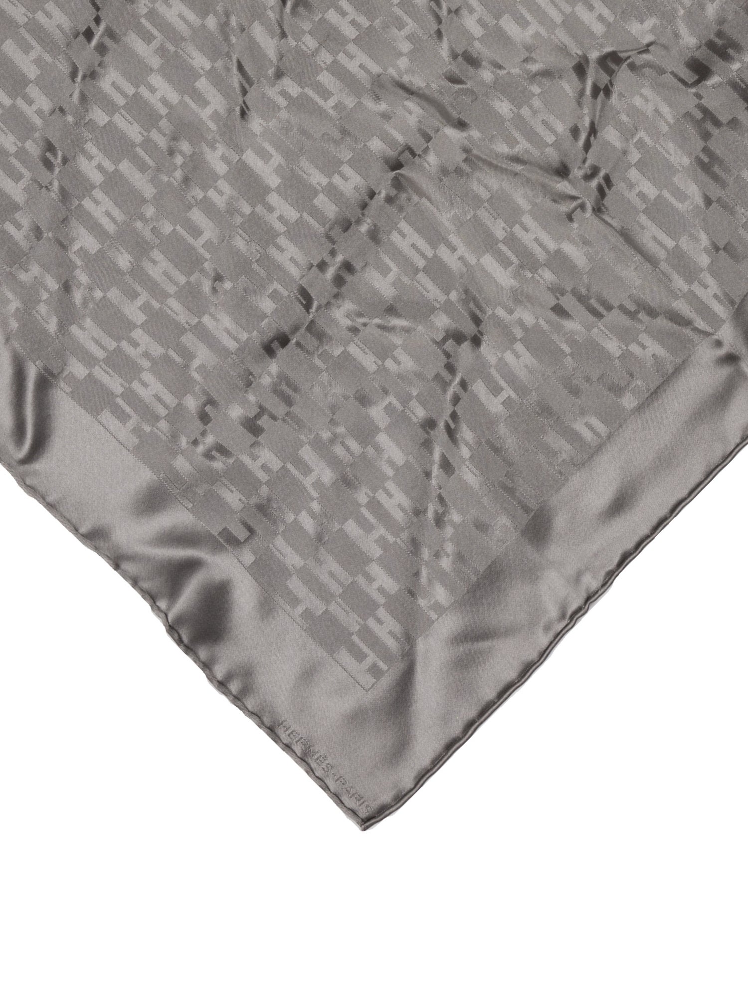 Hermès Silk Jacquard pocket Square w/Tags