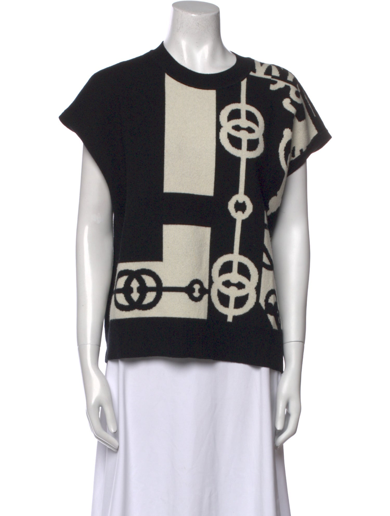 Hermès Virgin Wool Printed Sweater