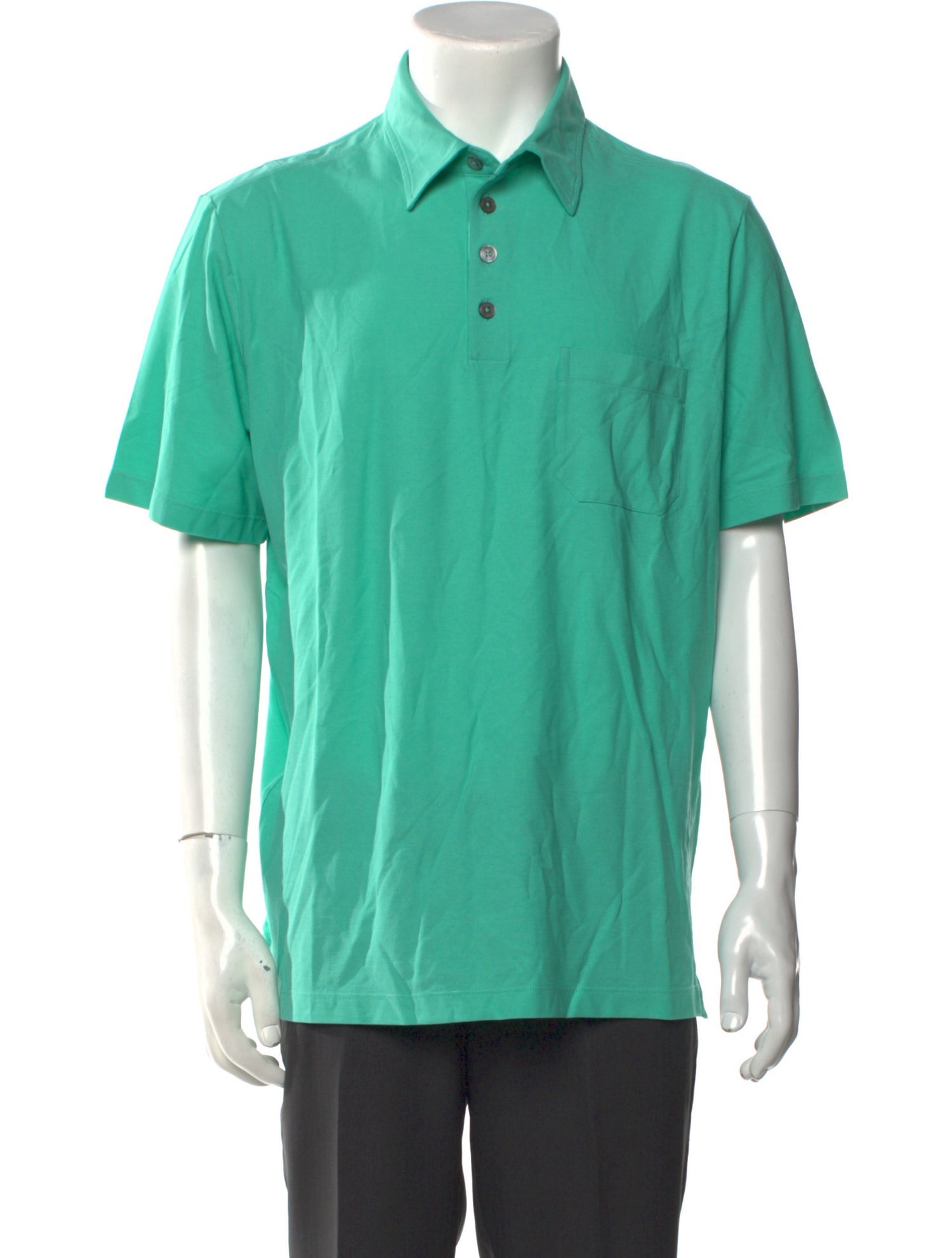 Hermès Collar Short Sleeve Polo Shirt