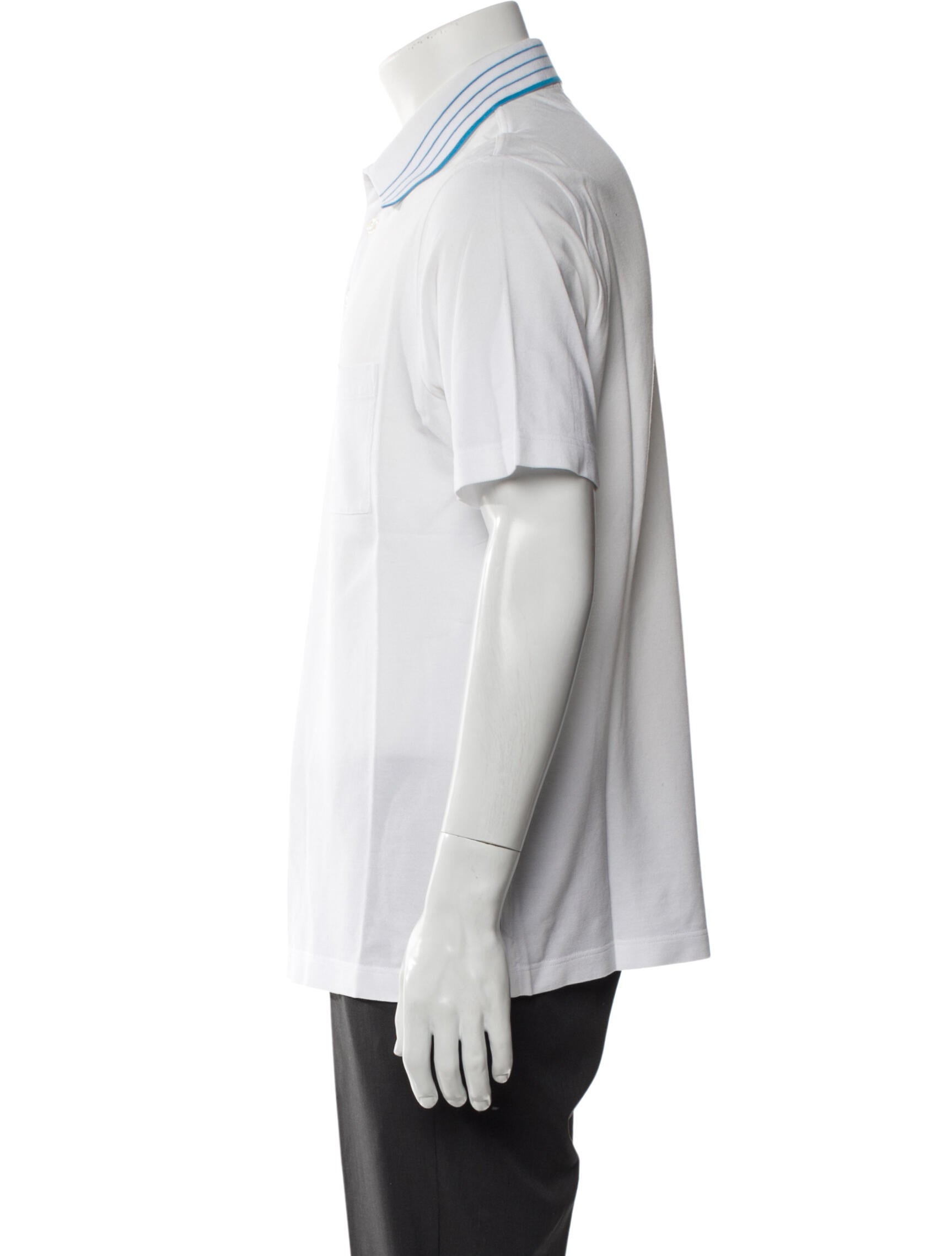 Hermès V-Neck Short Sleeve Polo Shirt