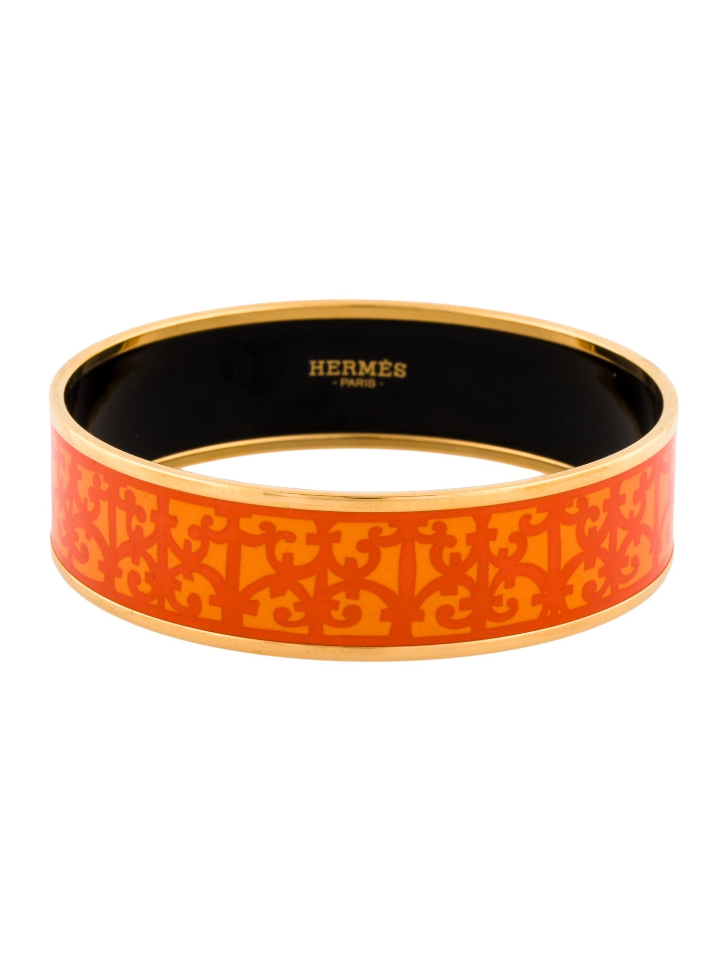 Hermès Wide Enamel Balcons Du Guadalquivir Bracelet