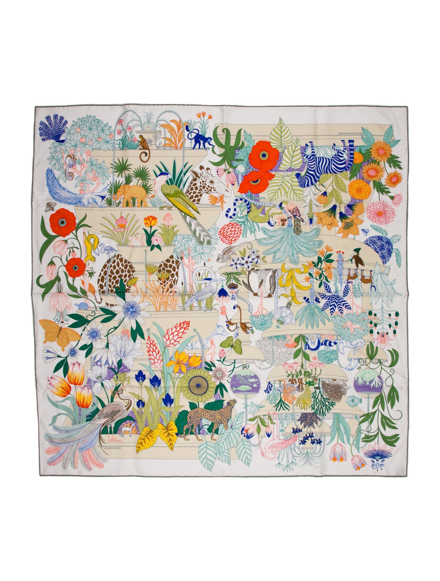 Hermès Precious Paradise Silk Scarf
