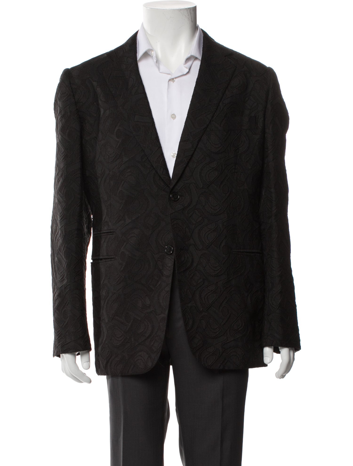 Hermès Silk Printed Blazer