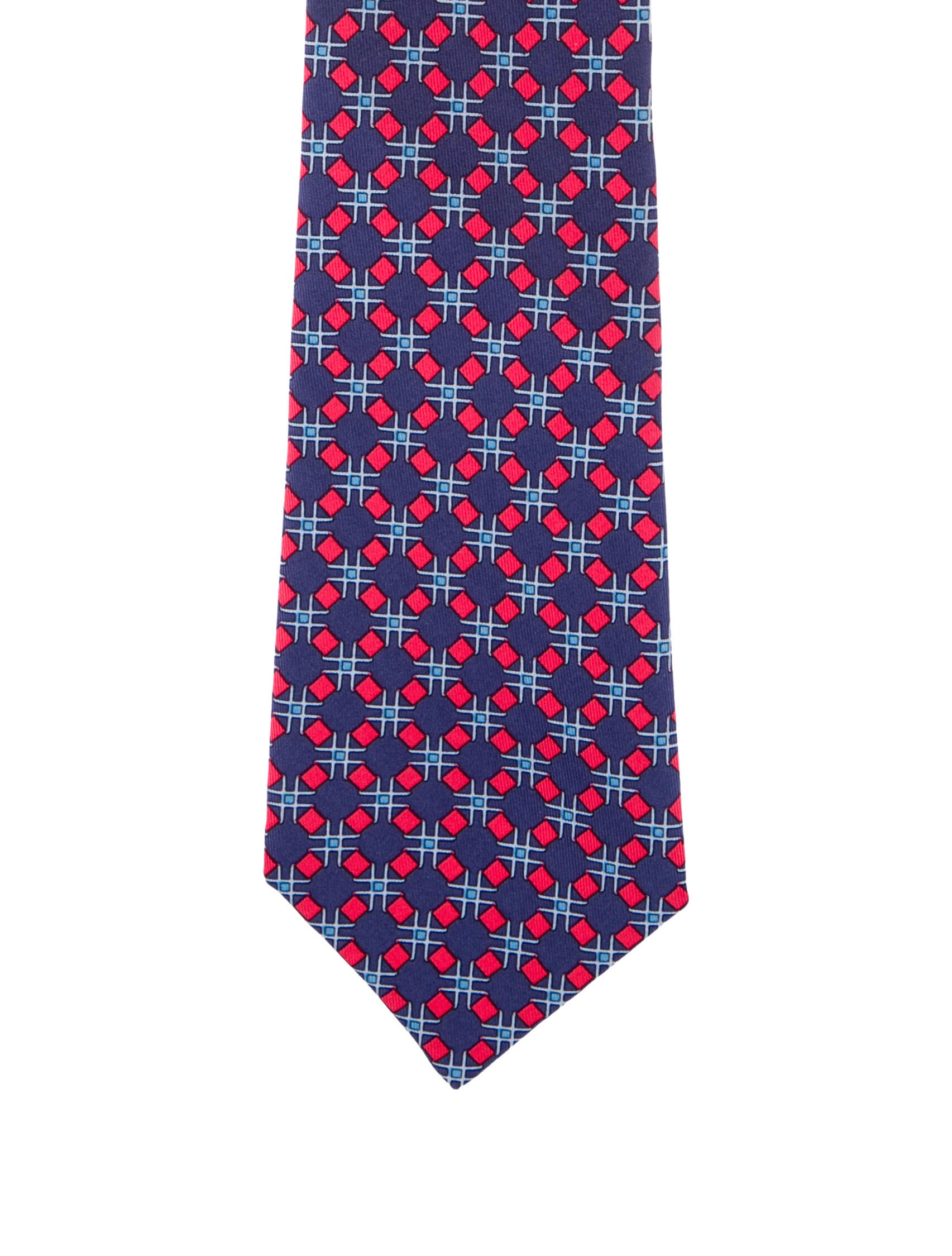 Hermès Silk Print Tie