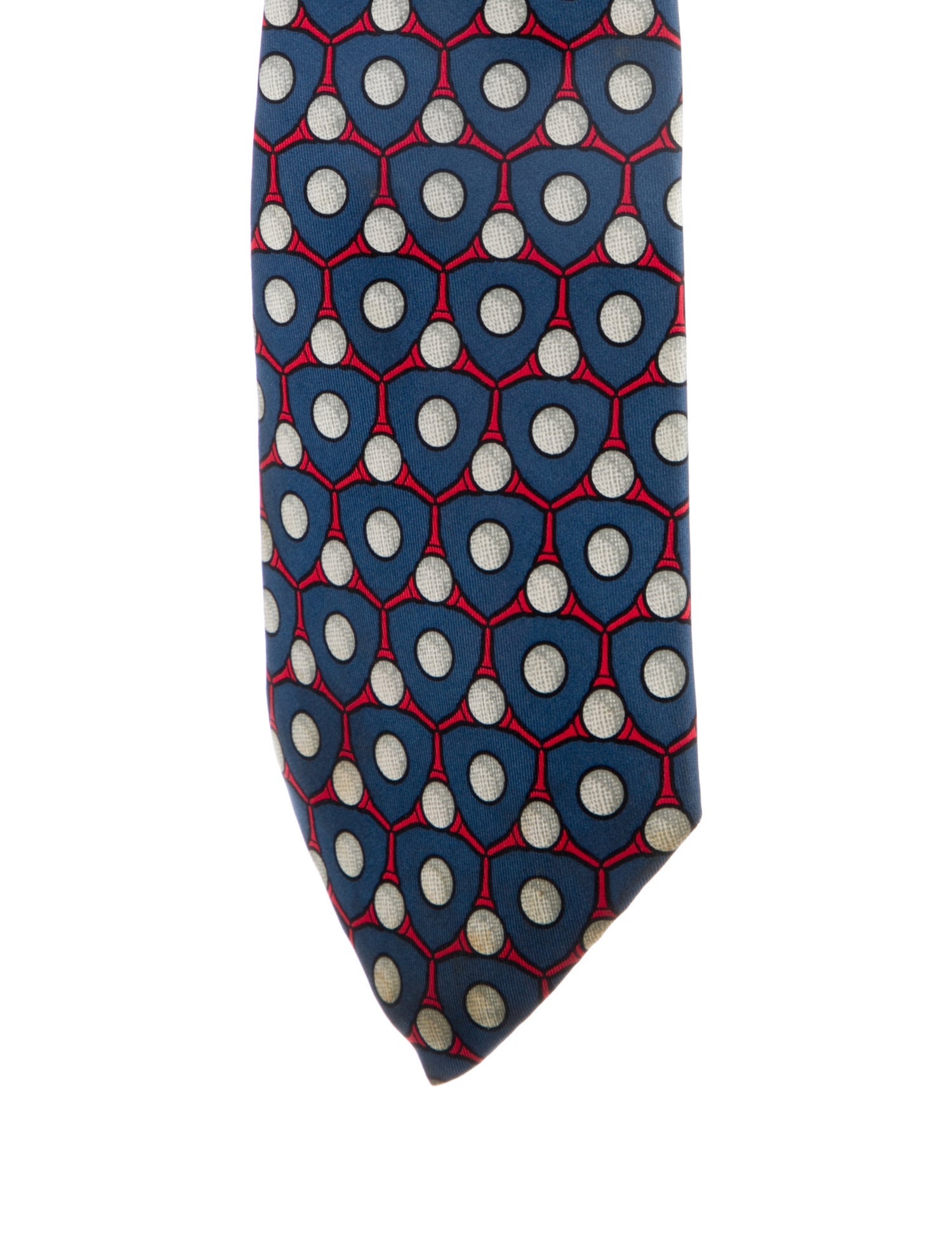 Hermès Silk Print Tie