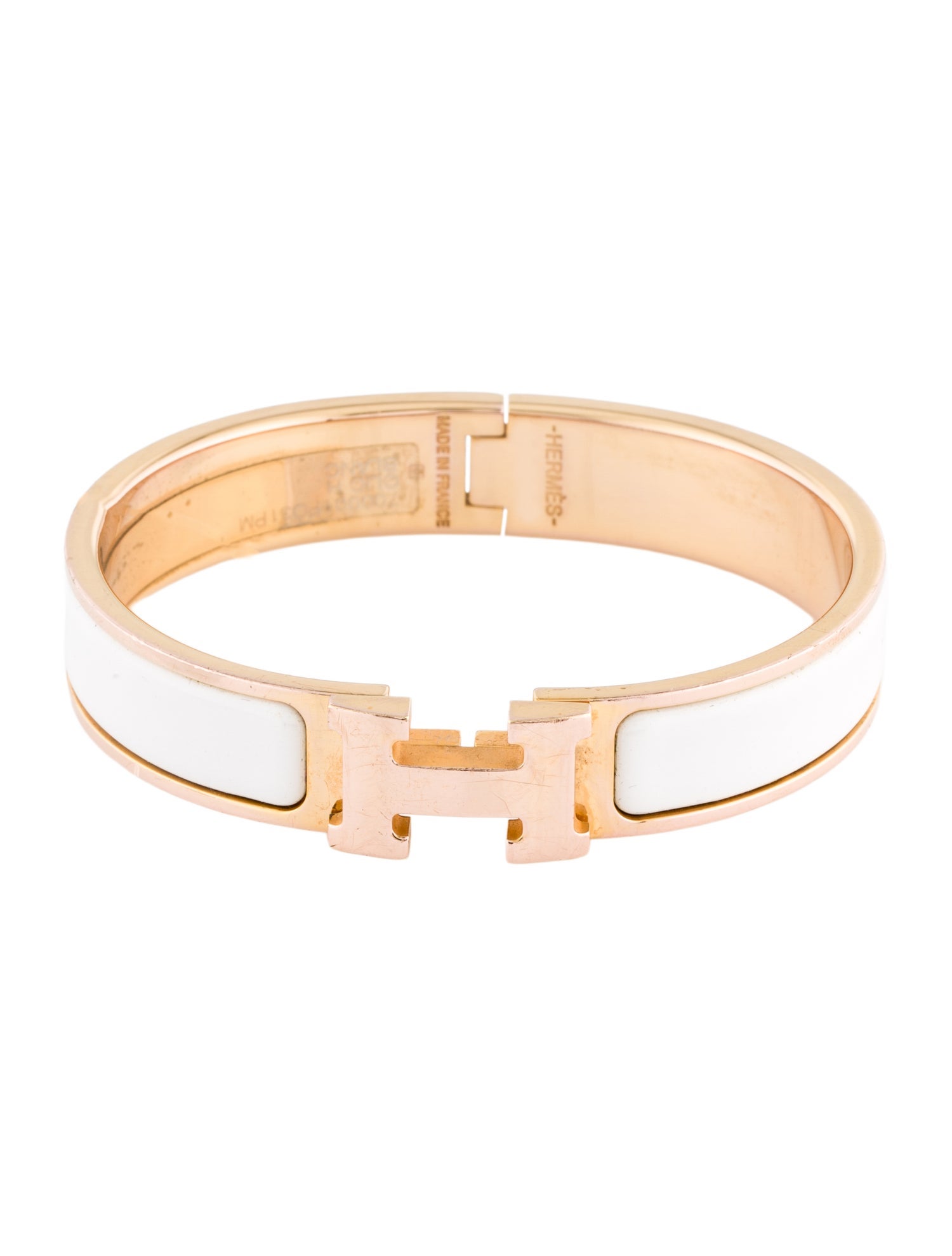 Hermès Clic H Bangle Bracelet