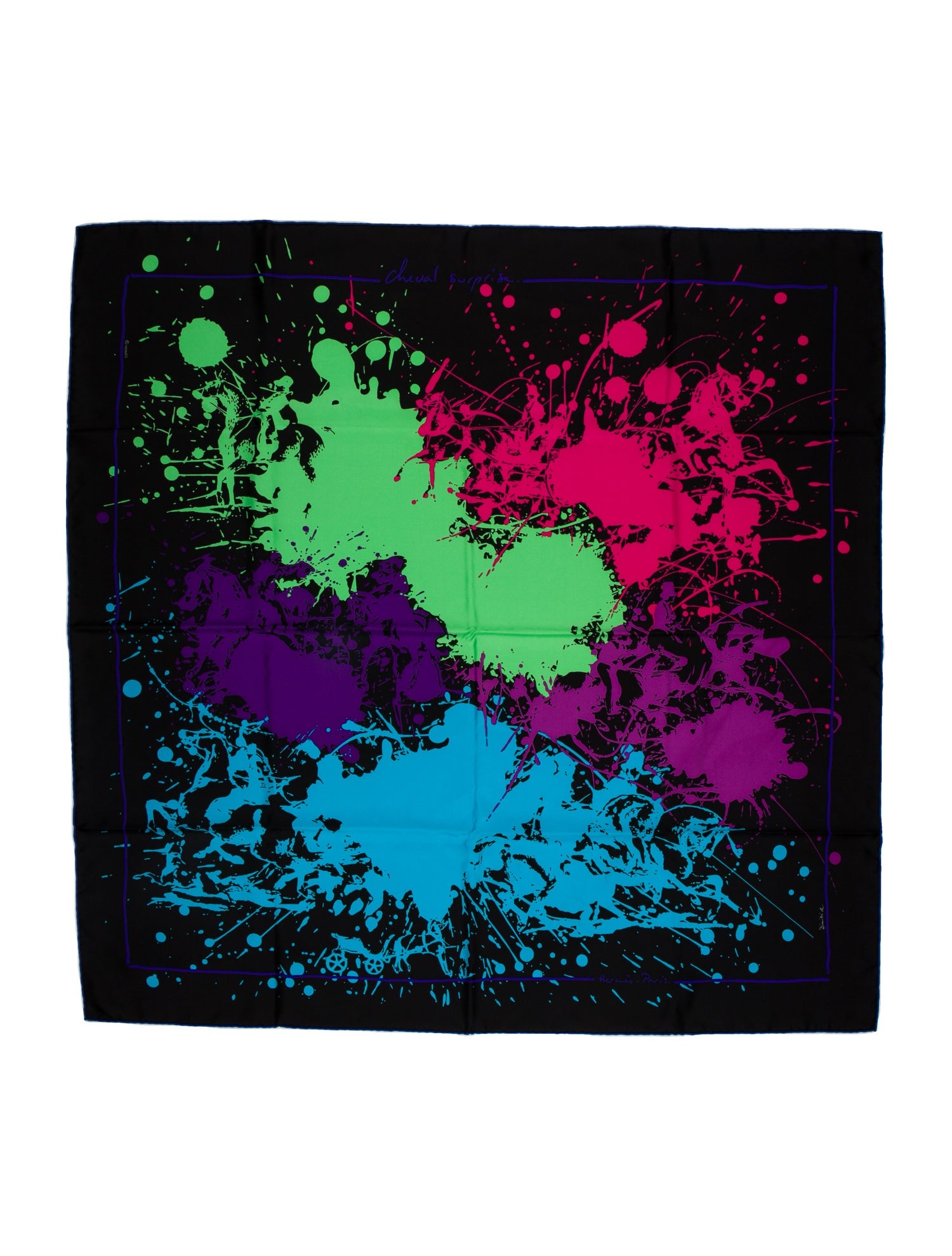 Hermès Cheval Surprise Remix Silk Scarf