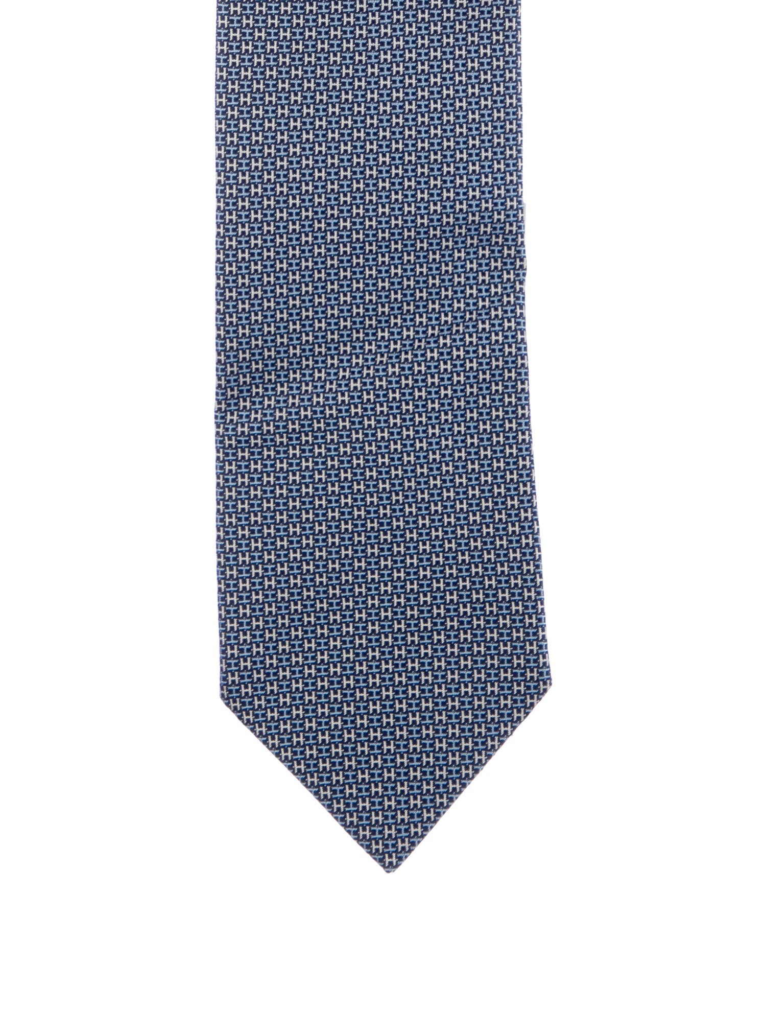 Hermès Silk Pattern Tie