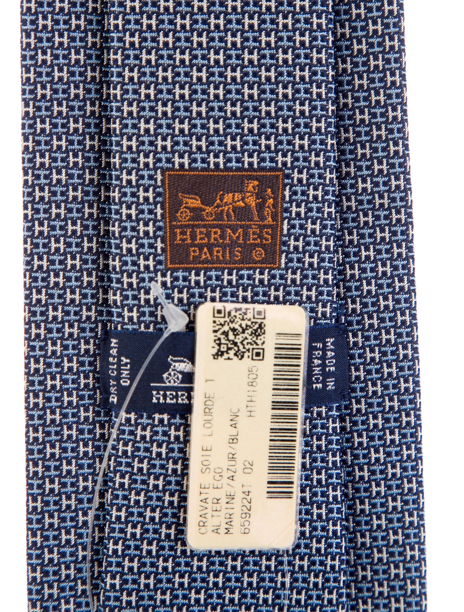 Hermès Silk Pattern Tie