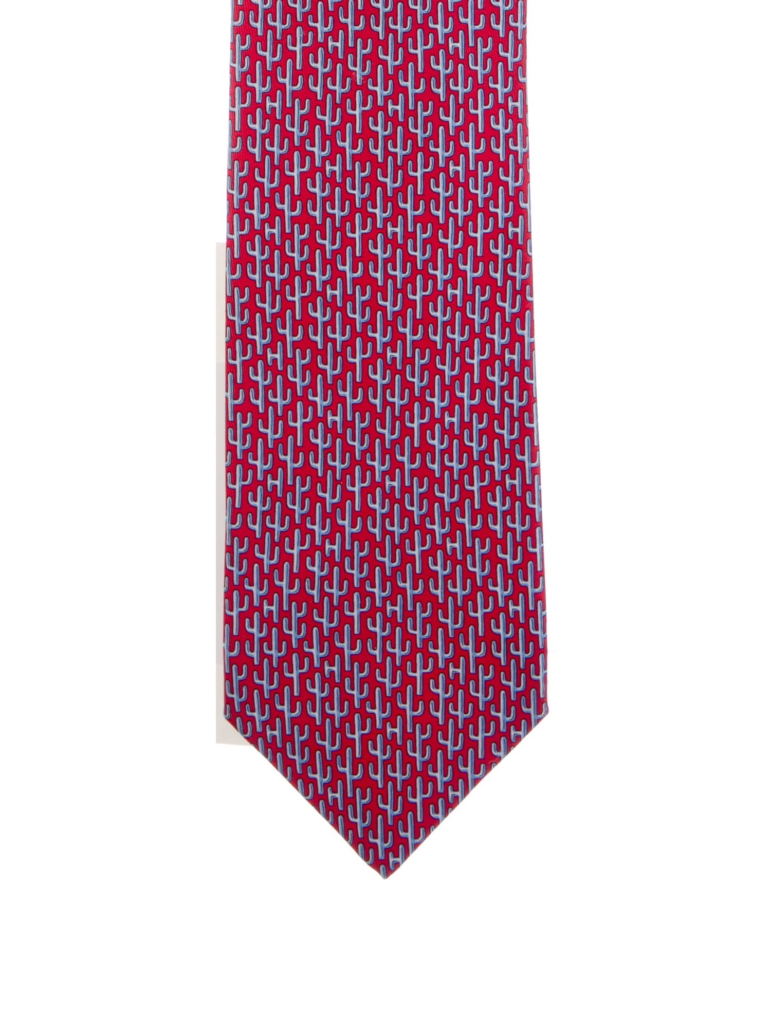 Hermès Silk Pattern Tie