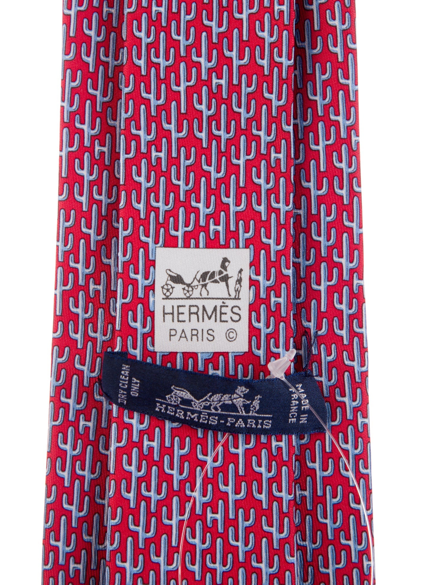 Hermès Silk Pattern Tie