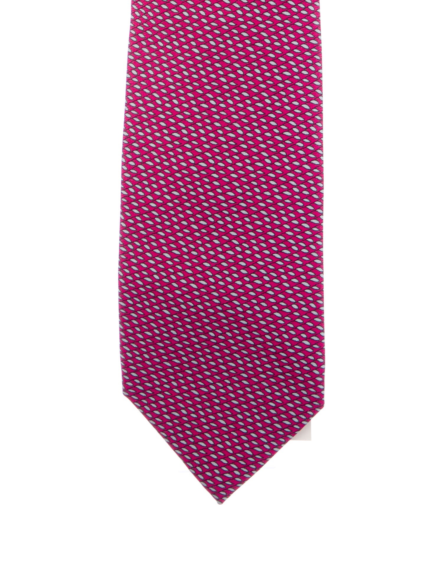 Hermès Silk Pattern Tie