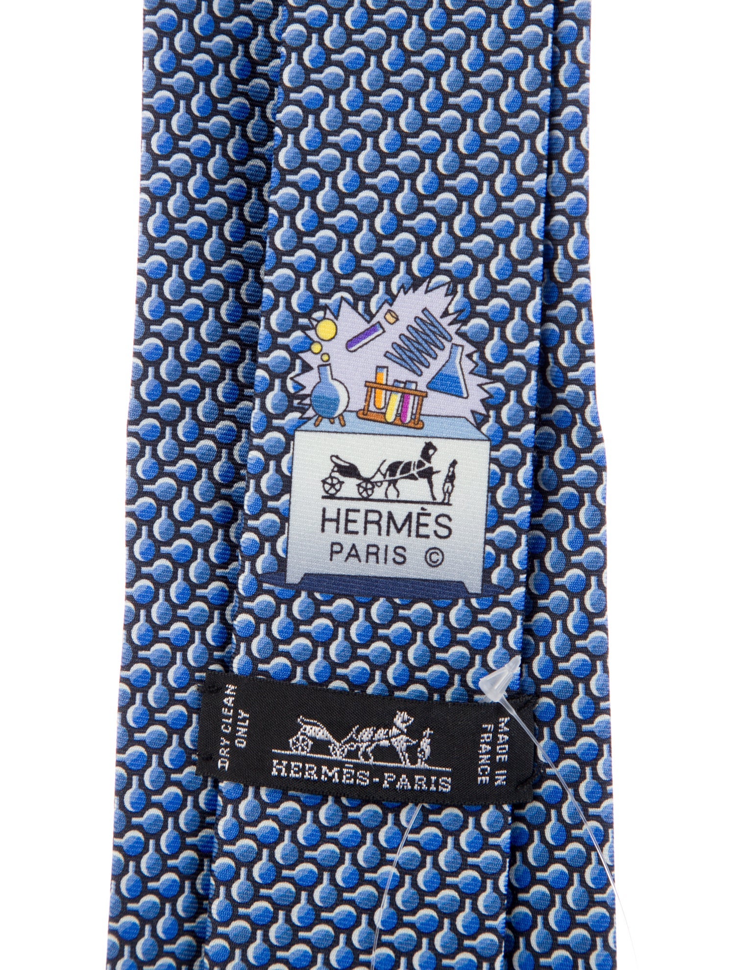 Hermès Silk Pattern Tie