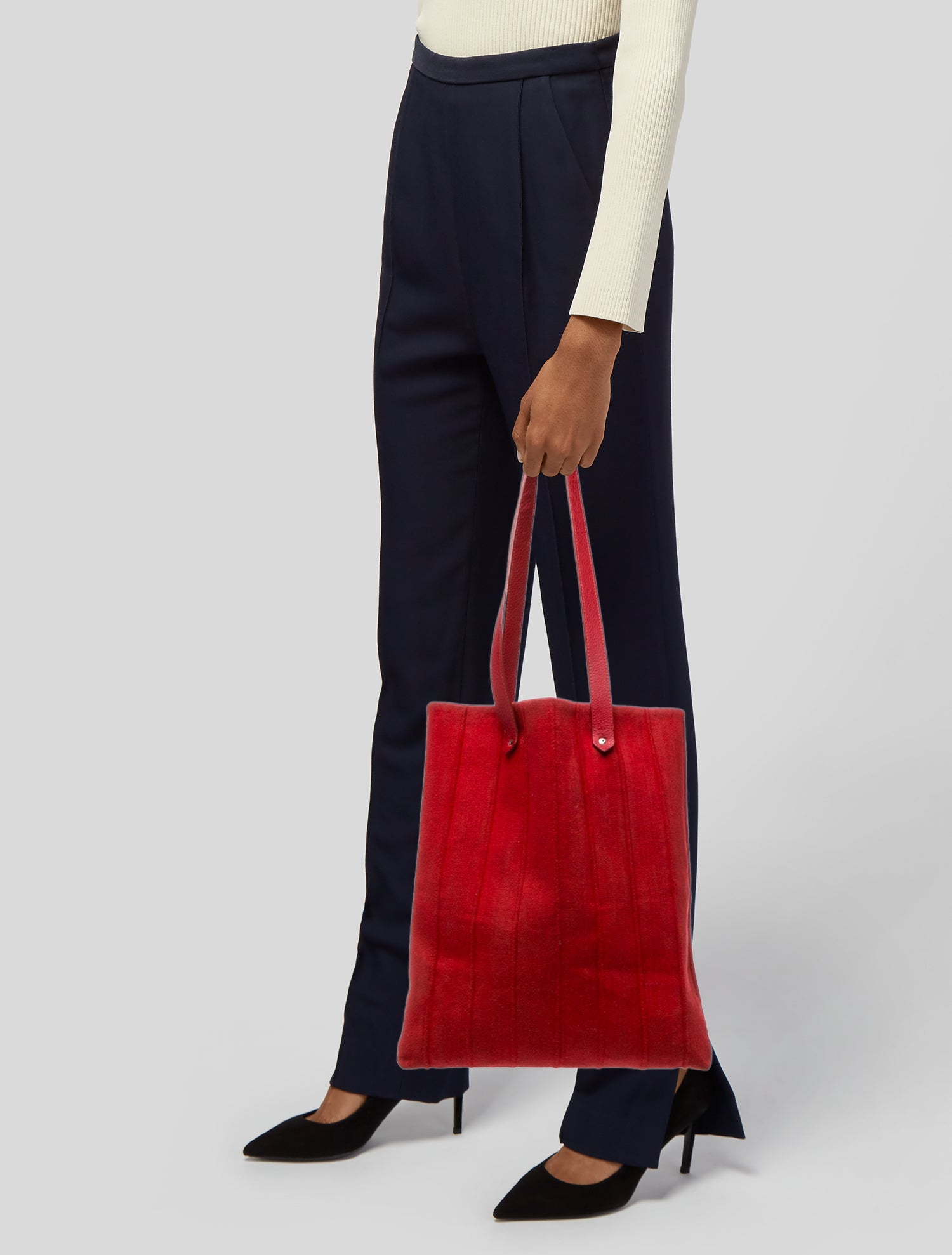 Hermès Wool Ahmedabad Cabas Tote