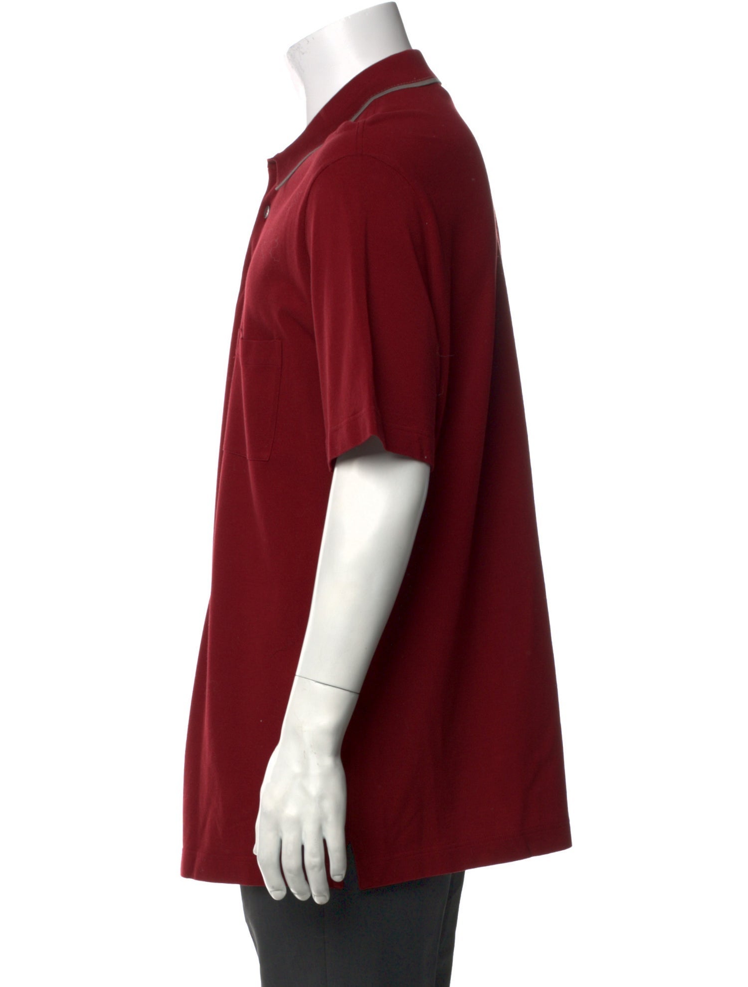 Hermès Collar Short Sleeve Polo Shirt