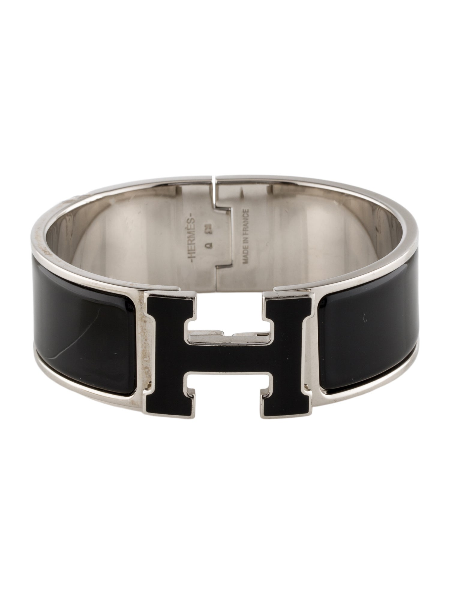 Hermès Clic Clac H w/ Enamel Turnlock Bracelet