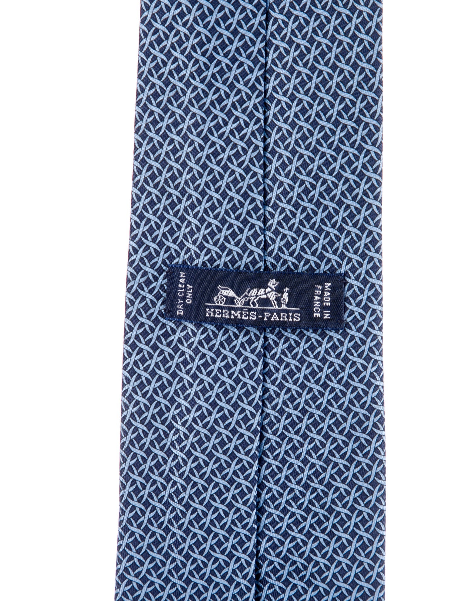 Hermès Printed Silk Tie