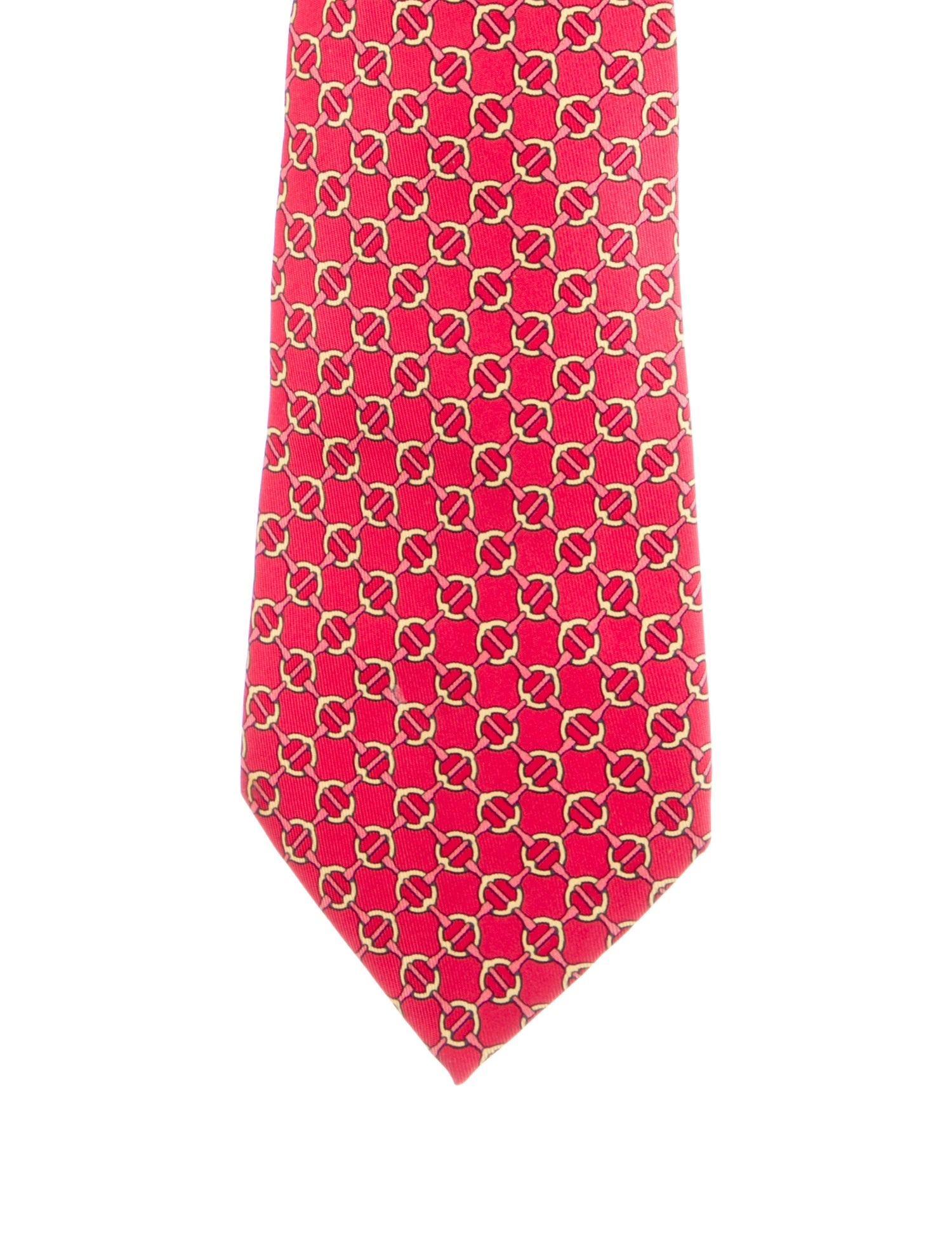 Hermès Printed Silk Tie