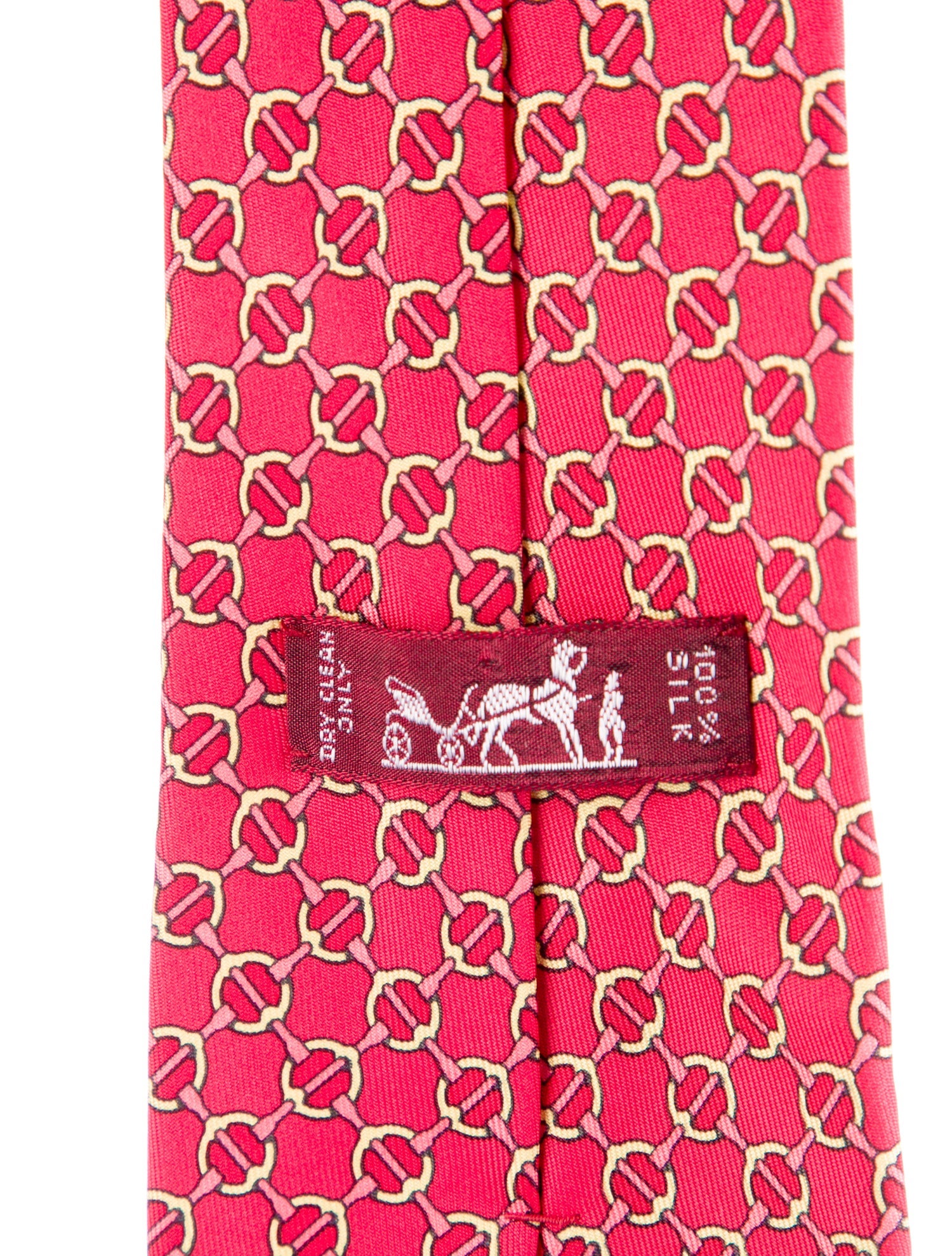 Hermès Printed Silk Tie