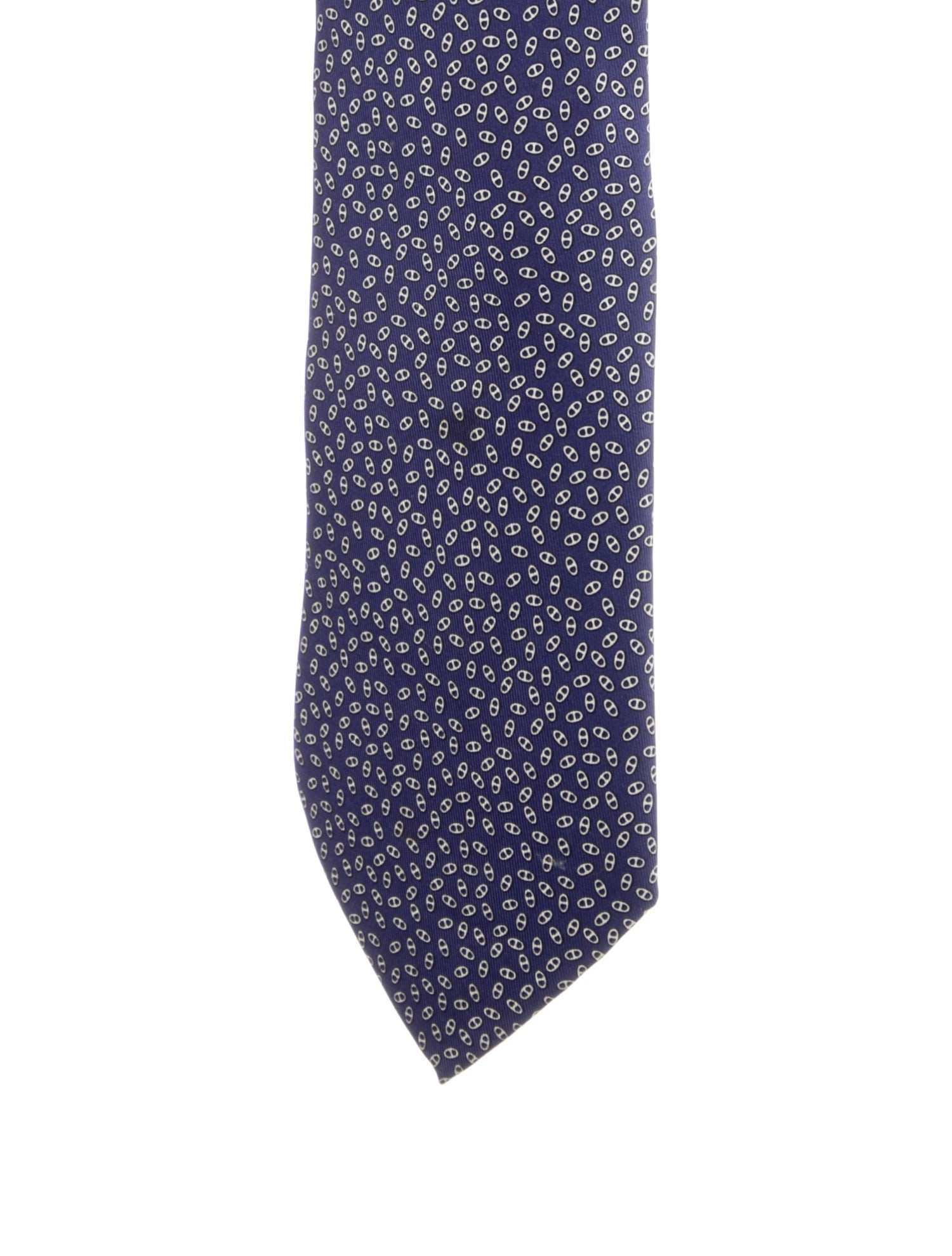 Hermès Printed Silk Tie