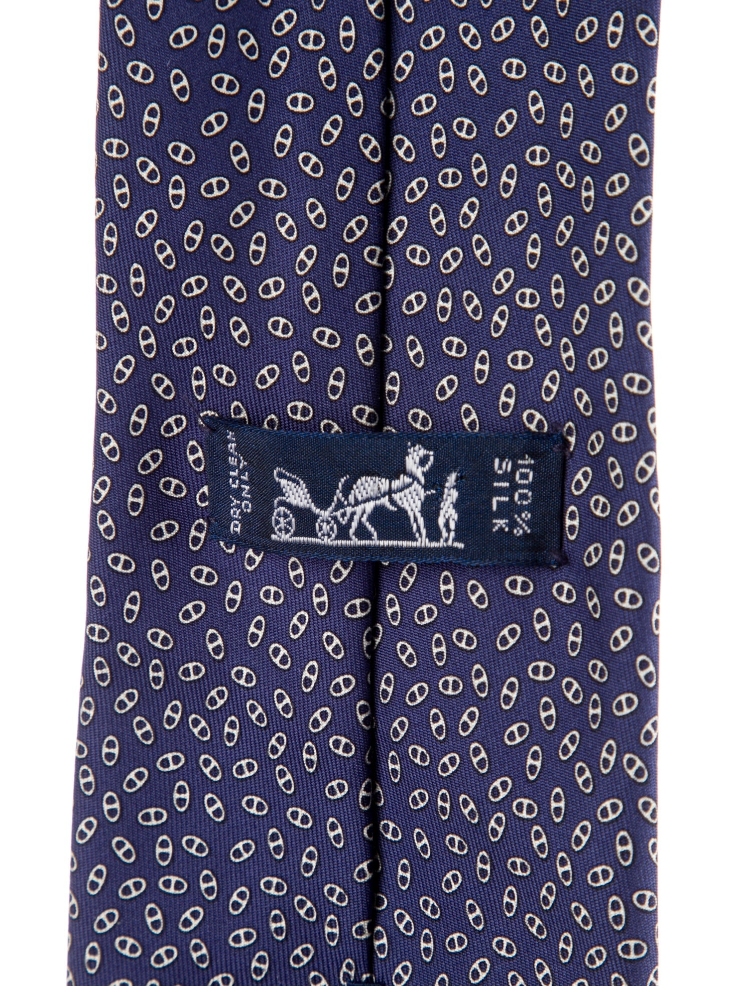 Hermès Printed Silk Tie