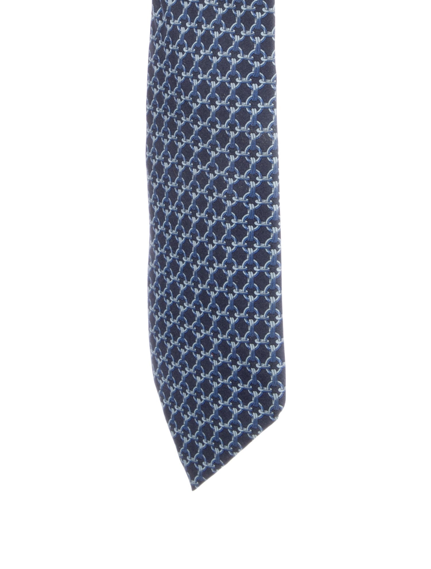 Hermès Silk Printed Tie