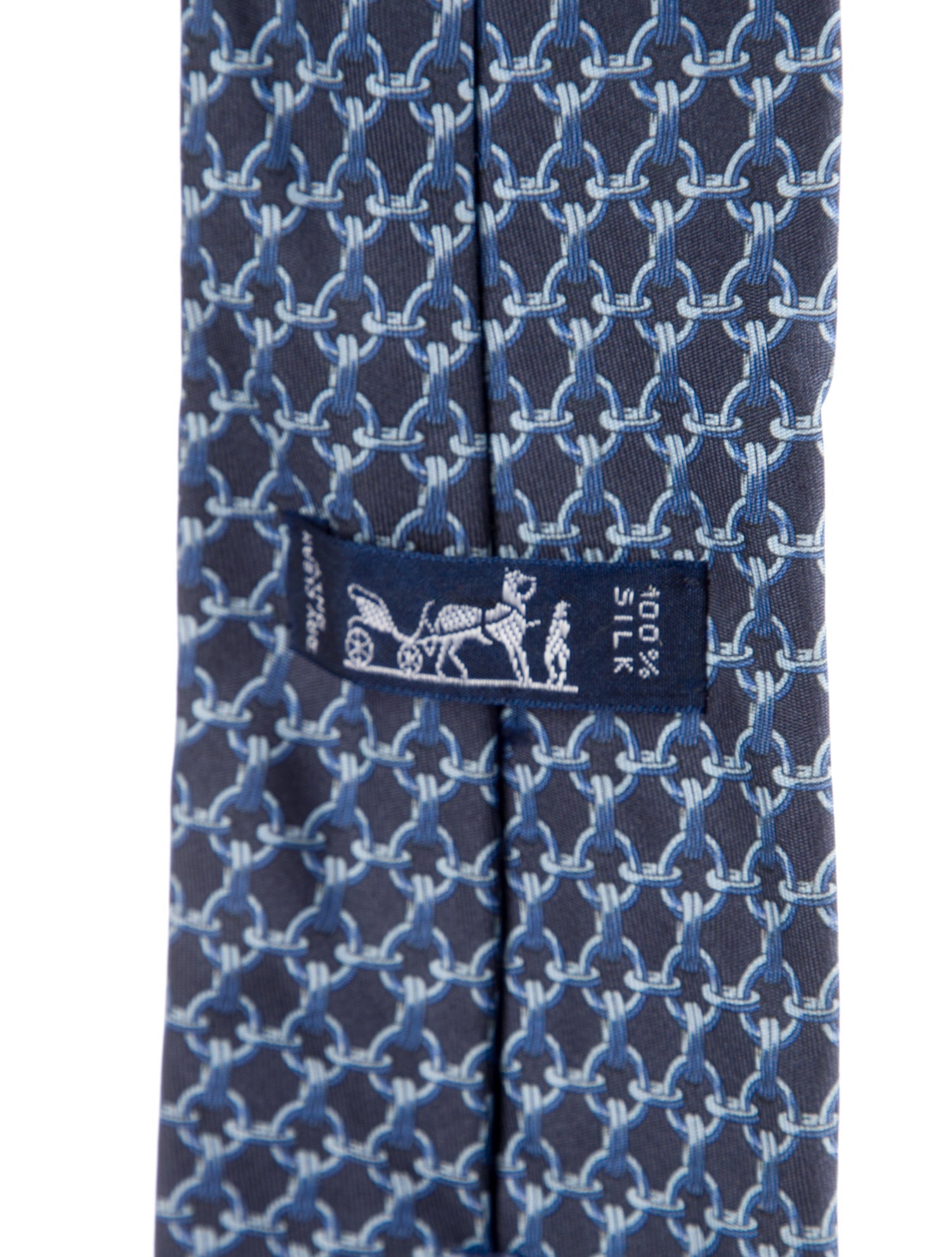 Hermès Silk Printed Tie