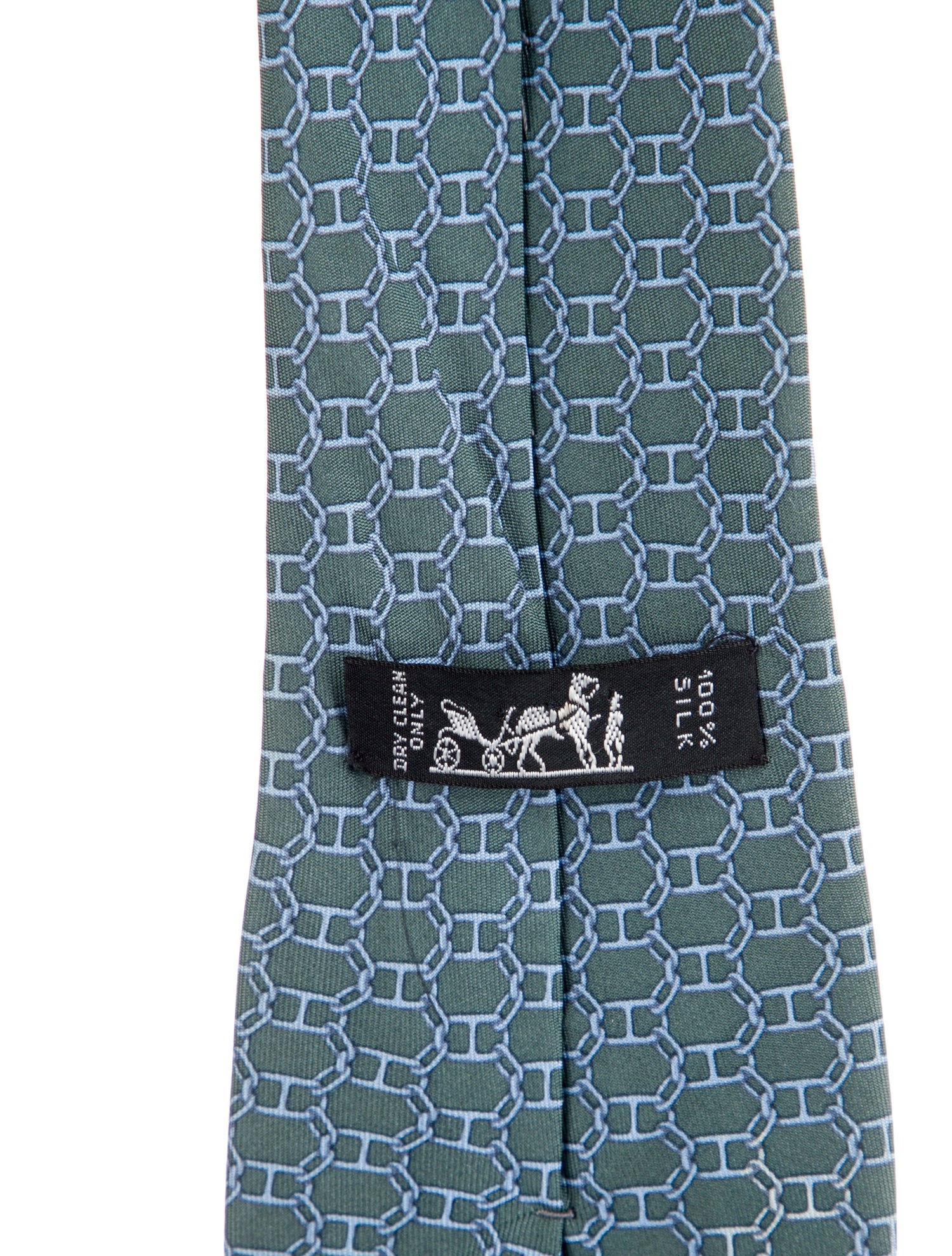 Hermès Printed Silk Tie