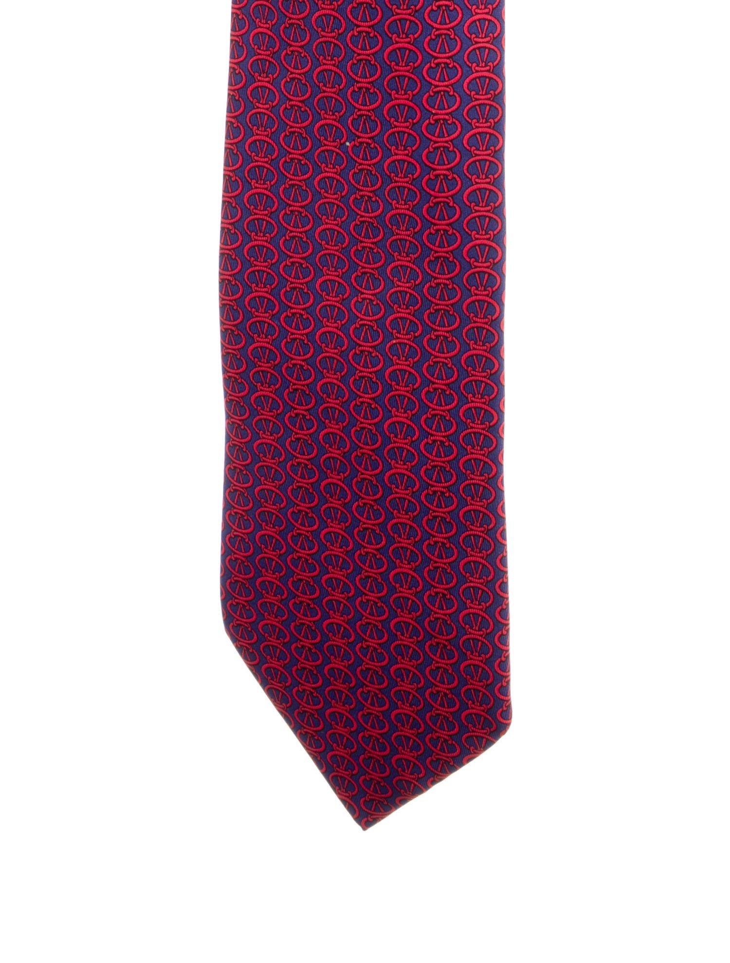 Hermès Printed Silk Tie