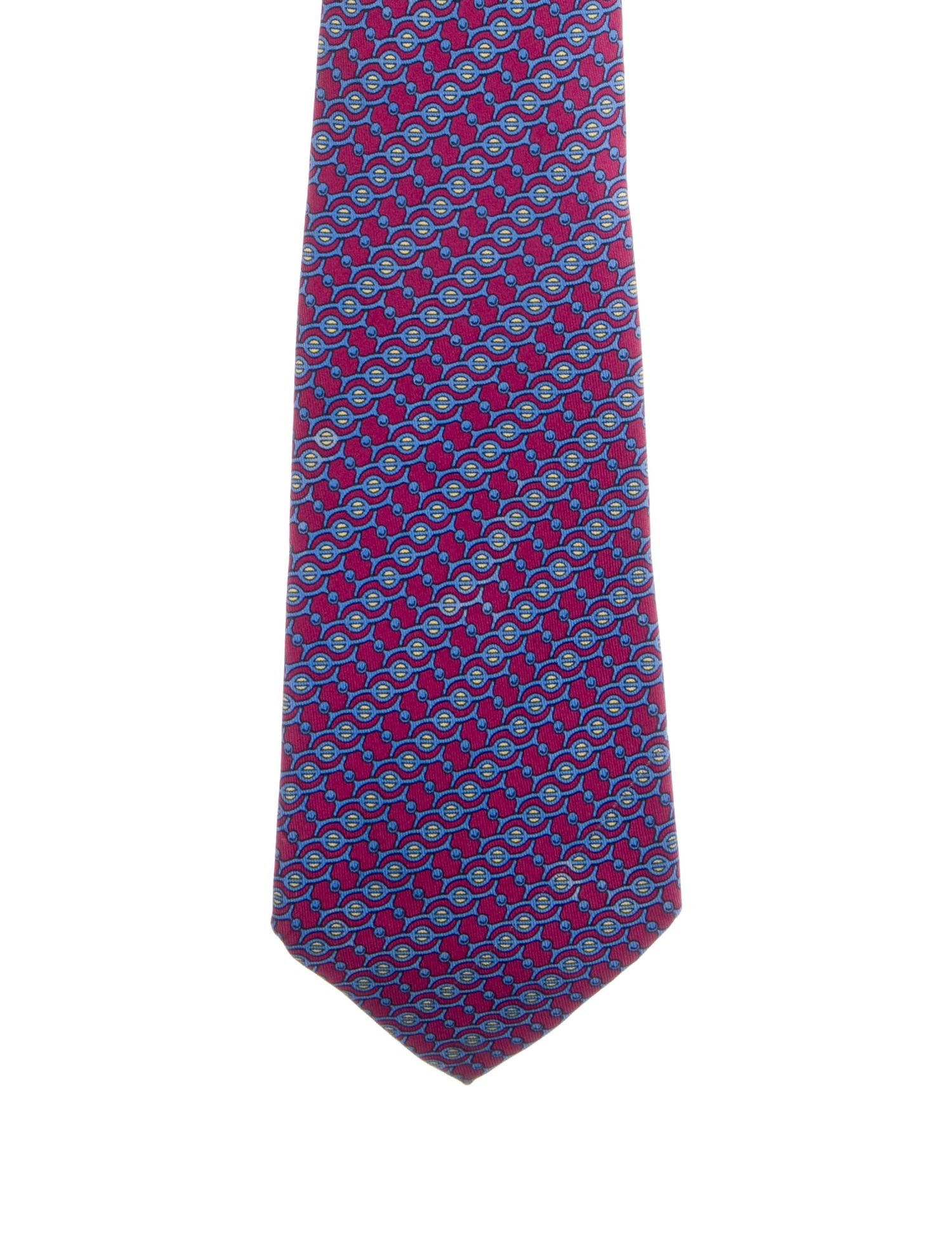 Hermès Printed Silk Tie